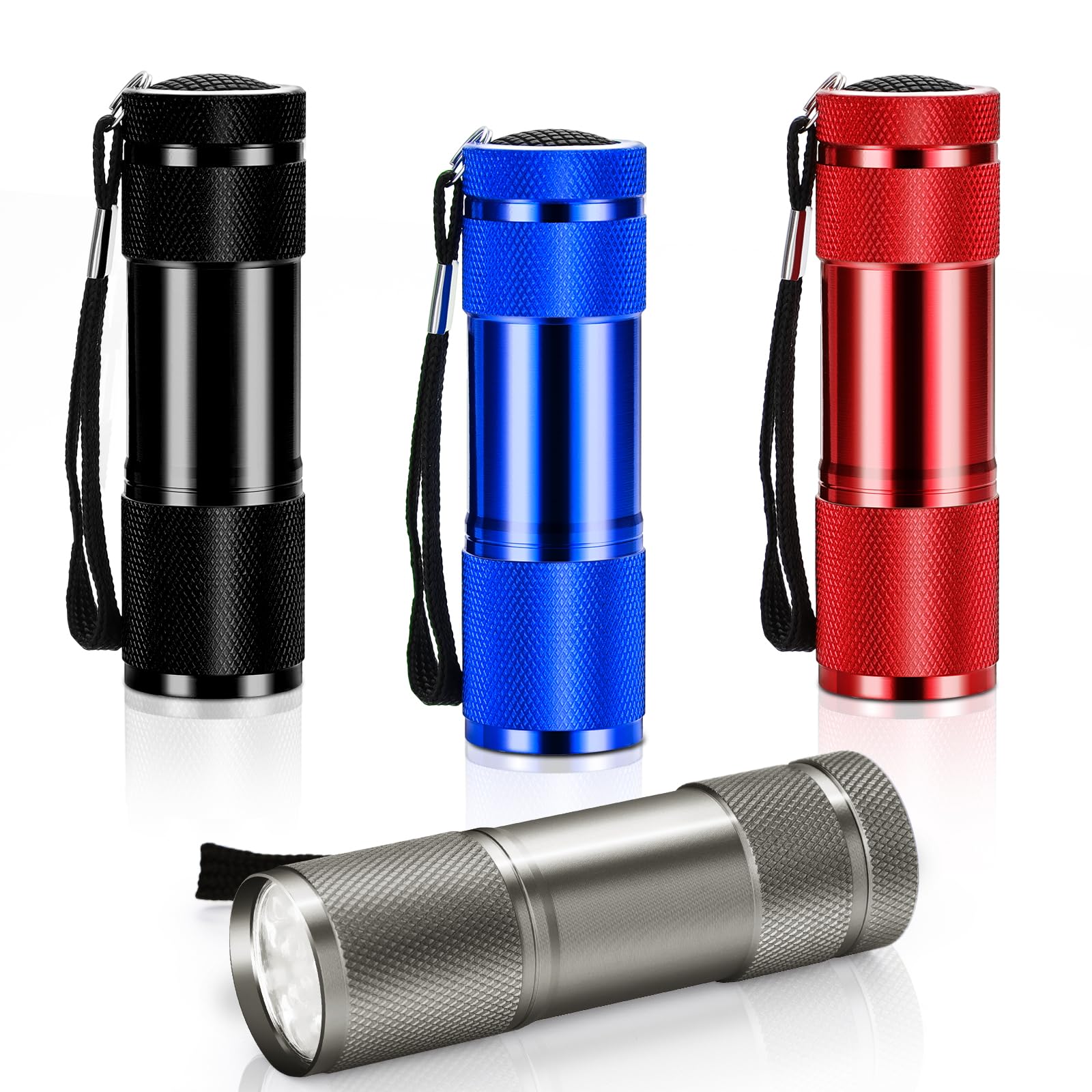 ComedyKing Mini Lampe LED Rechargeable – 2 Pièces, 5 Modes, Étanche, Porte-clés, 33 G, USB-C