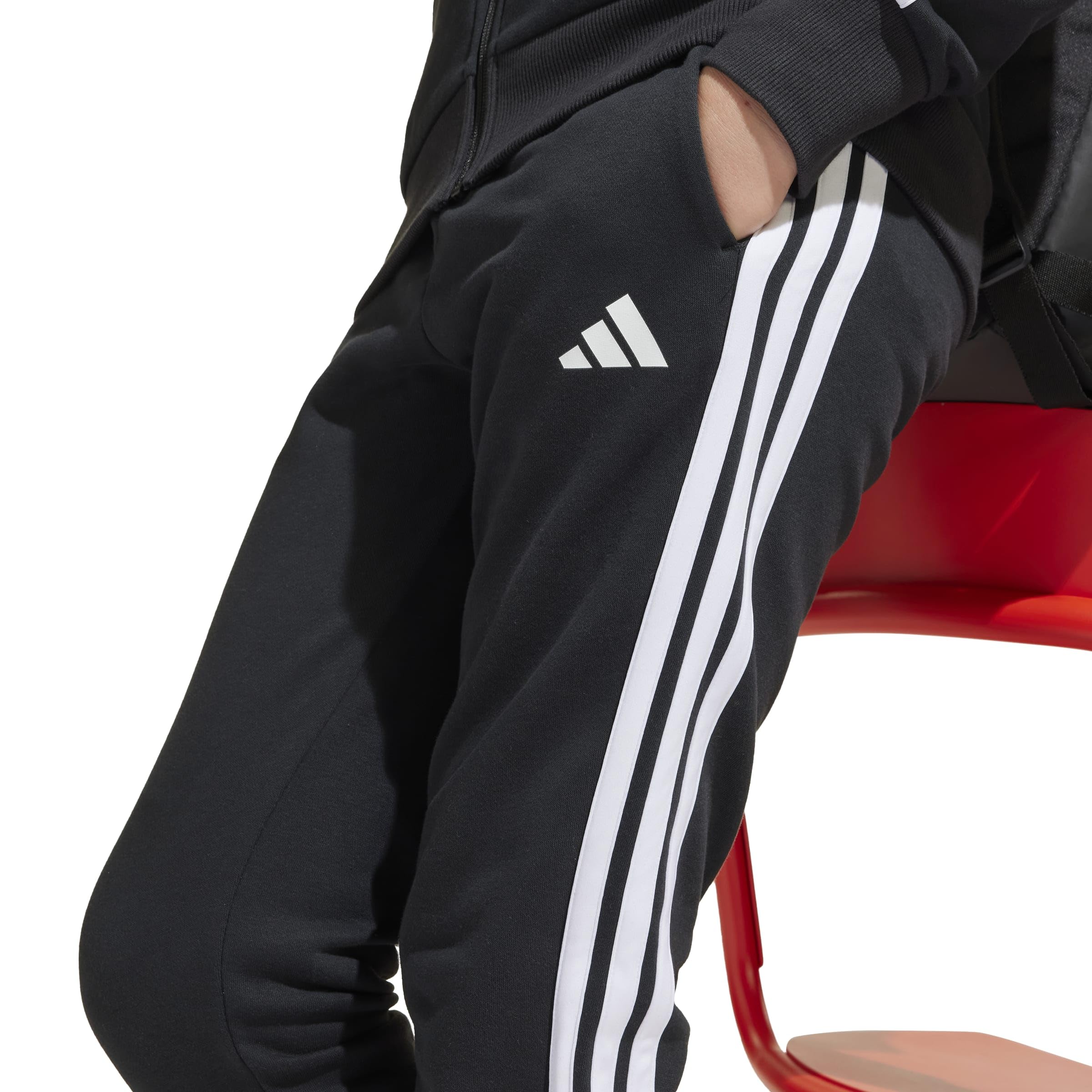 adidas Seasonal Essentials Tiberio 3 Stripes Fleece Chándal Unisex niños