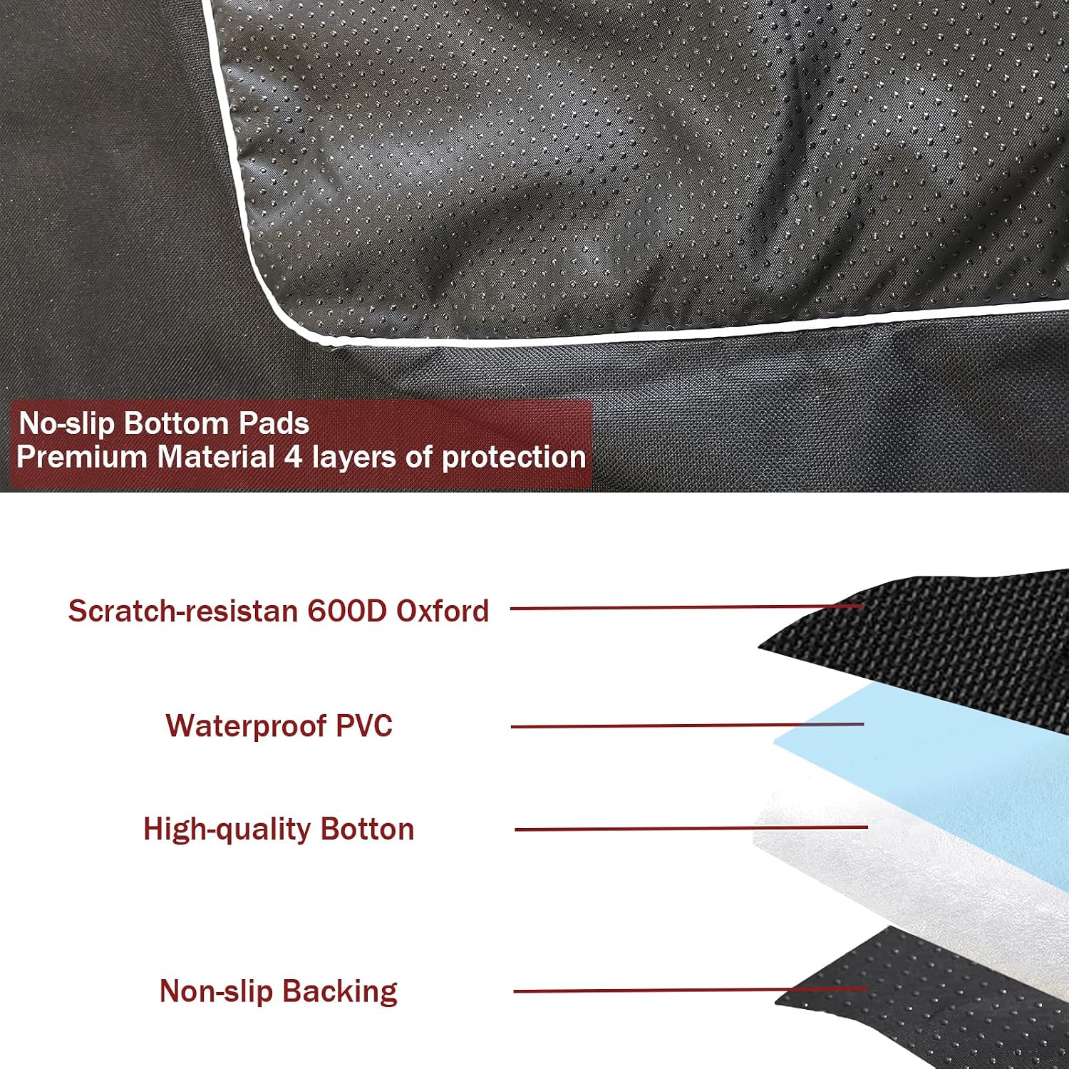 Dog Playpen Bottom Pad Fits for 35 Inch 4 Panels Exercise Pet Playpen, Dog Crate Pad Puppy Playpen Pad Leakproof Non-Slip(Playpen Not Included) Black