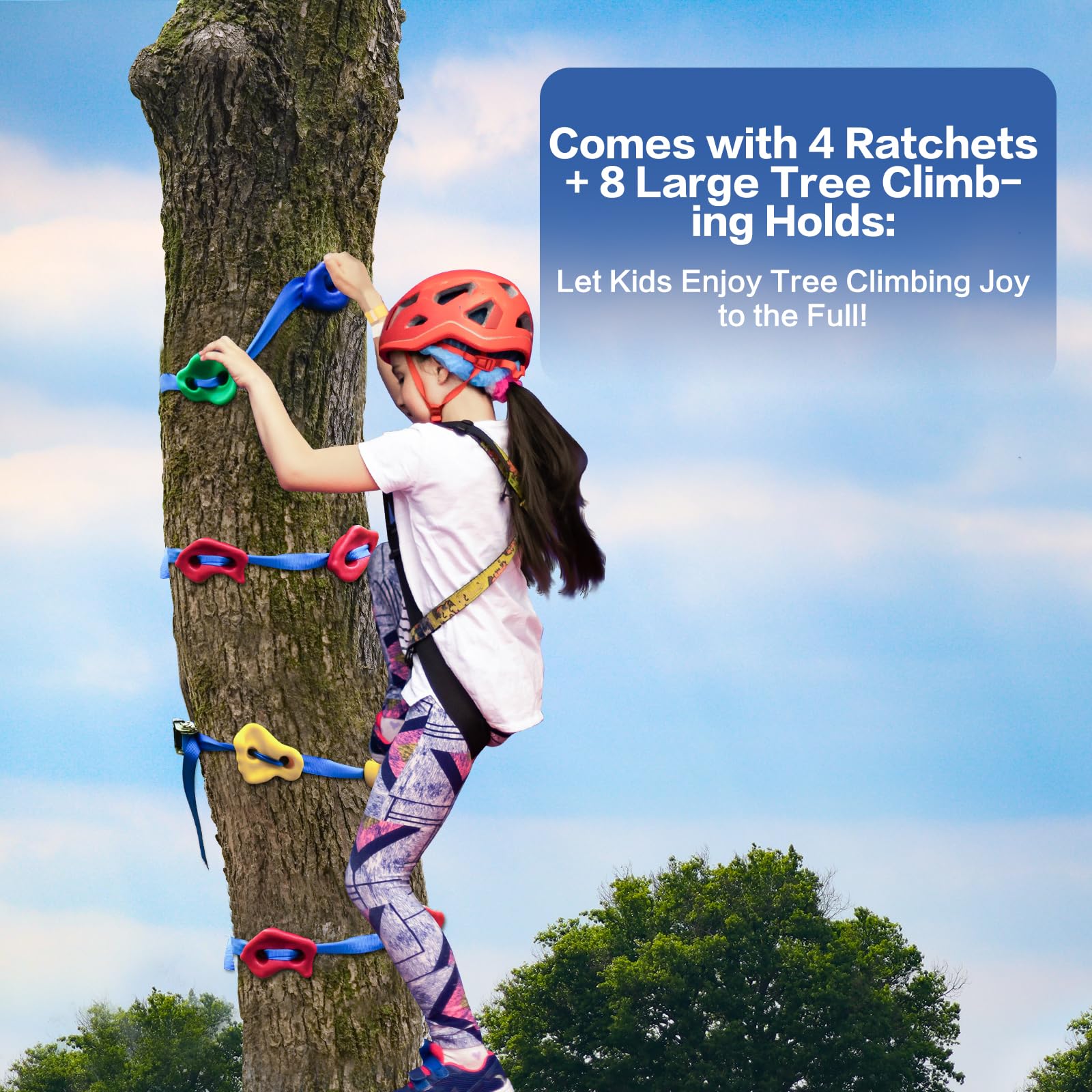 Kit Zip Line 48,8 m per bambini e adulti 172,4 kg - Carrello rimovibile con leone, freno a molla 2 m, protezioni per alberi