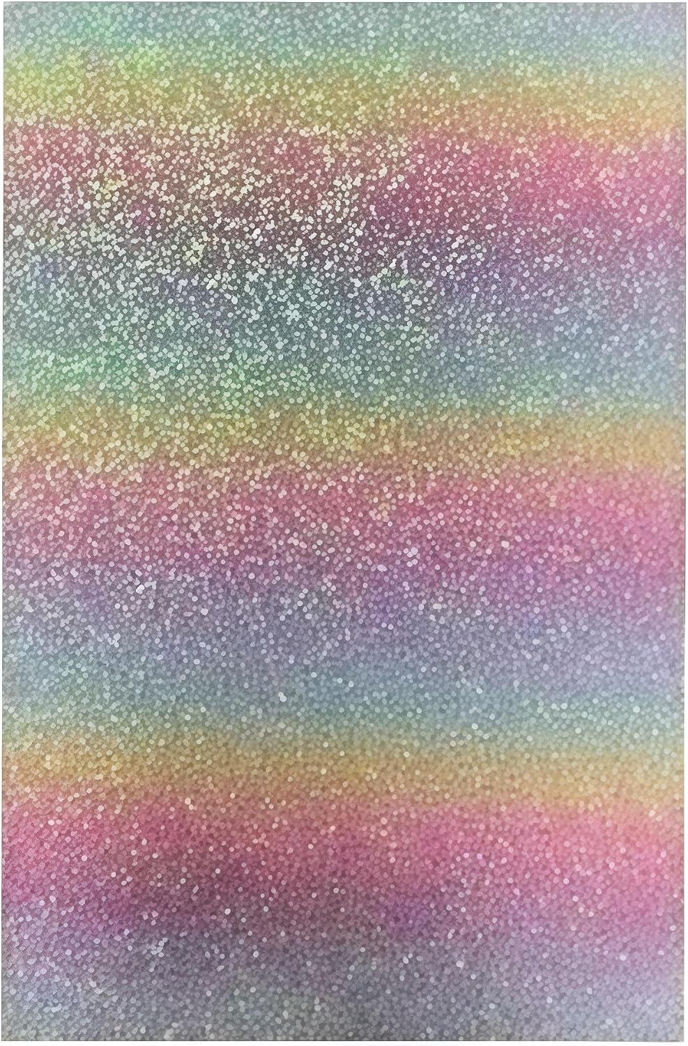 Rainbow Gradient Fabric, Reusable Heat Resistant Ironing Paper for Fuse Beads Kit, DIY Craft Supplies, 3 Pack (02, Small)