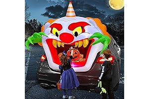 TURNMEON 4ft Inflatable Halloween Trunk or Treat Blow-Up