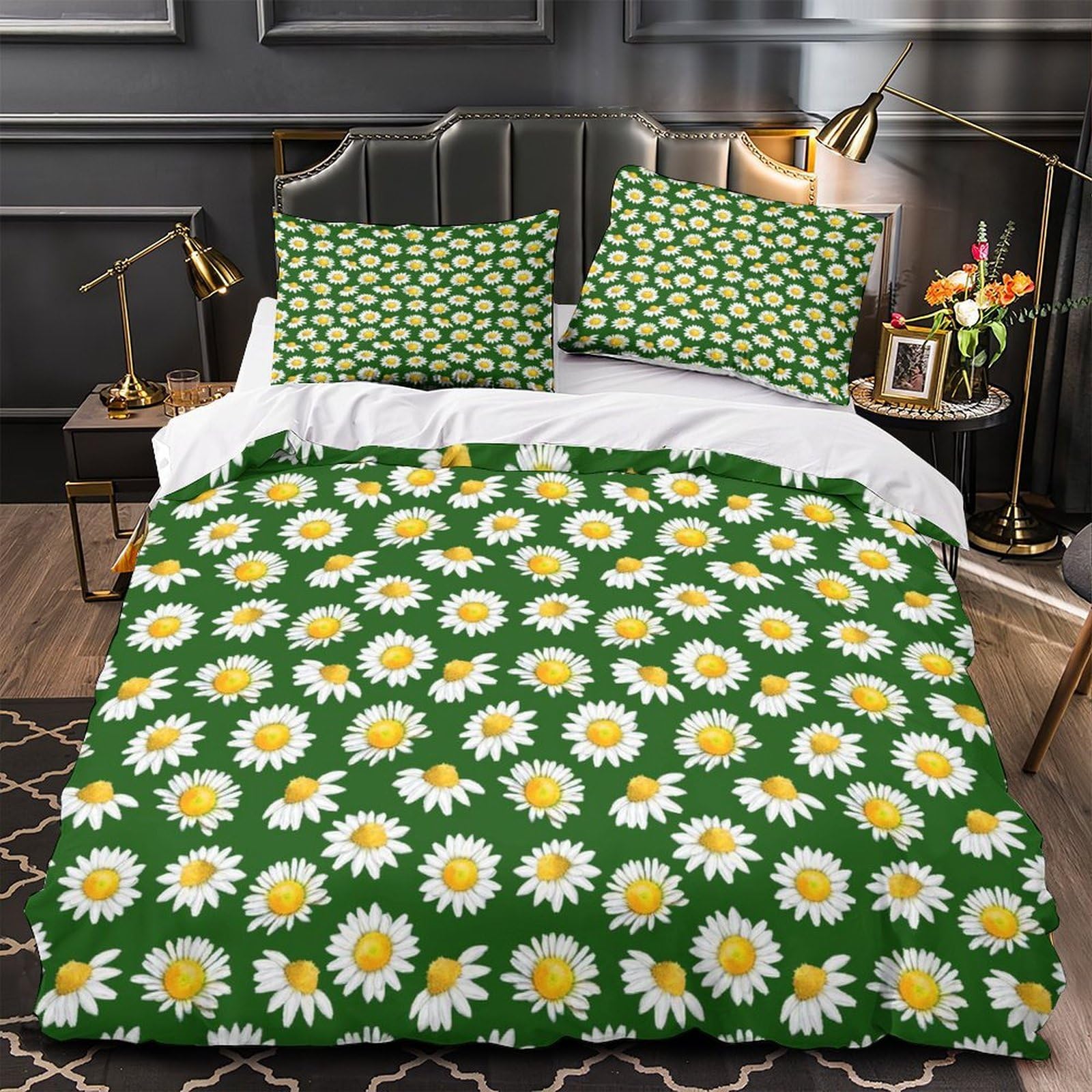 Parure de lit teckel 220x240 cm avec housse de couette microfibre 3D pour lit King size