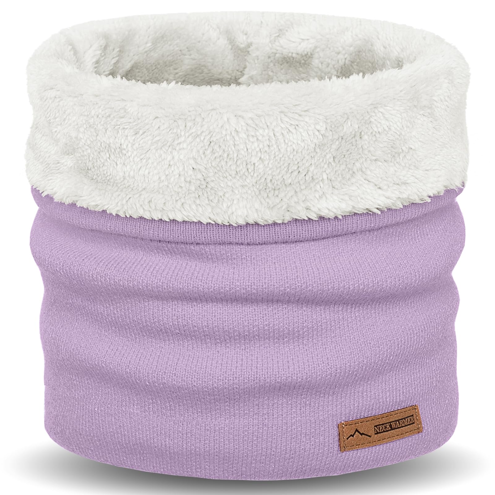 Neck Warmer Gaiter for Men Women Winter Soft Thick Warm Fleece Lined Face Ski Mask Scarf Cold Weather