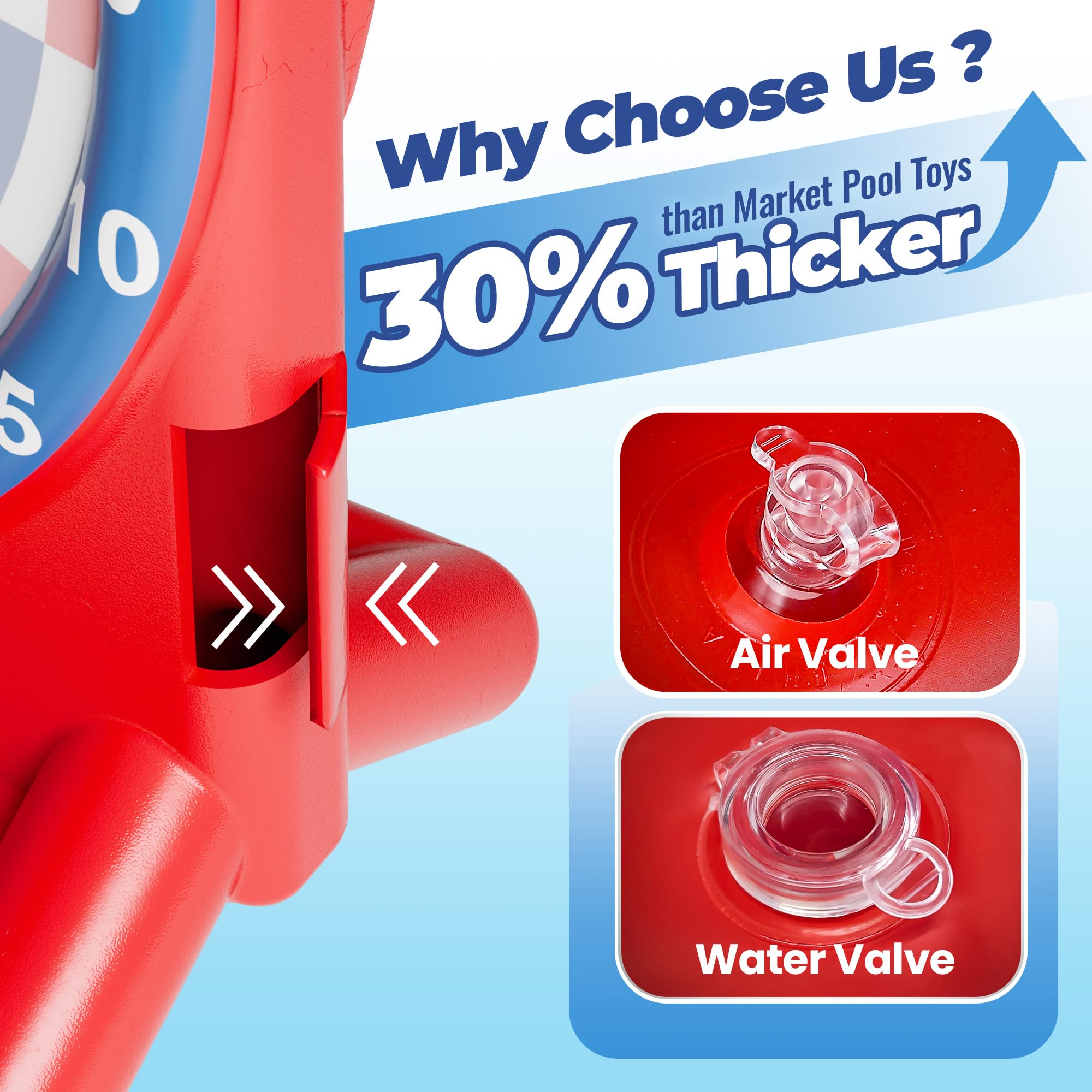Funscape Juguete de billar rojo para niños