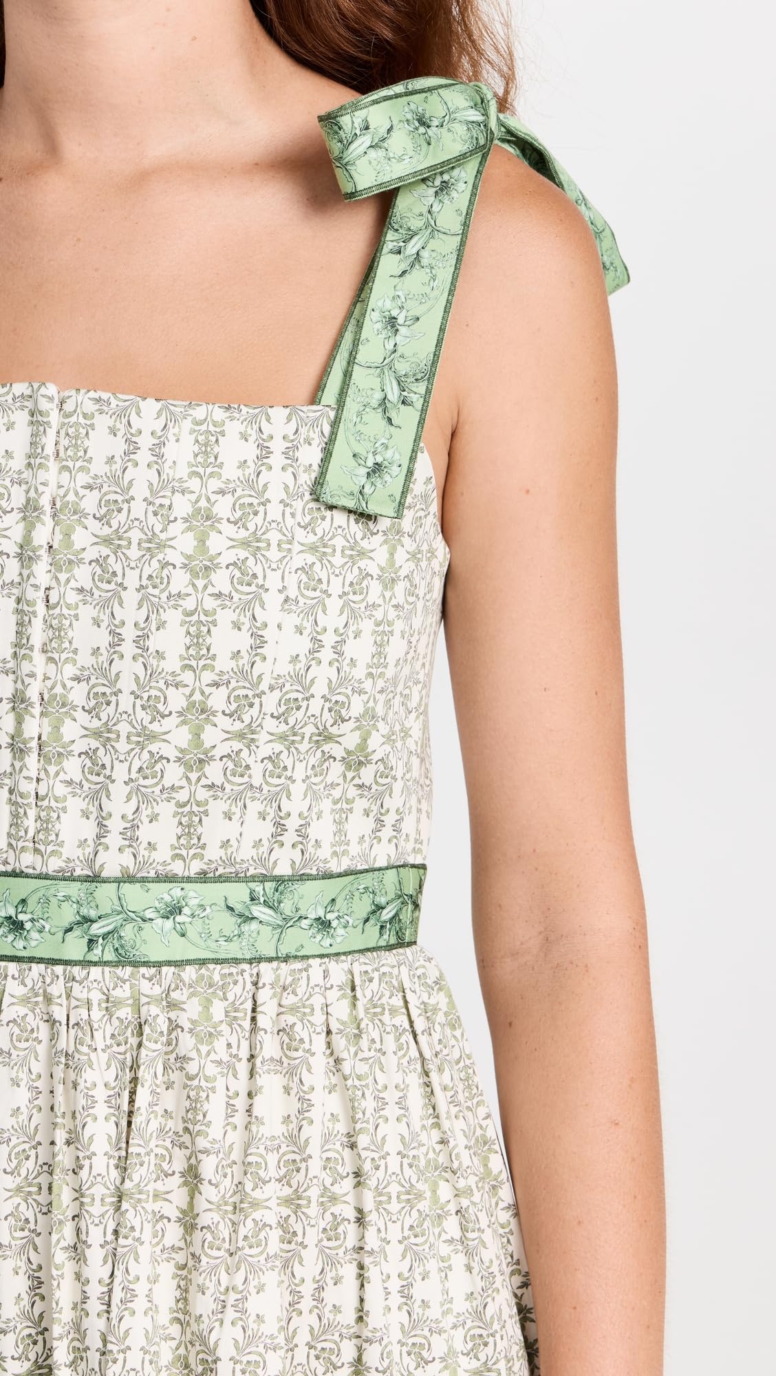 knee length dresses for ladies Alice and Olivia Breslin Corset Midi Dress HIVE