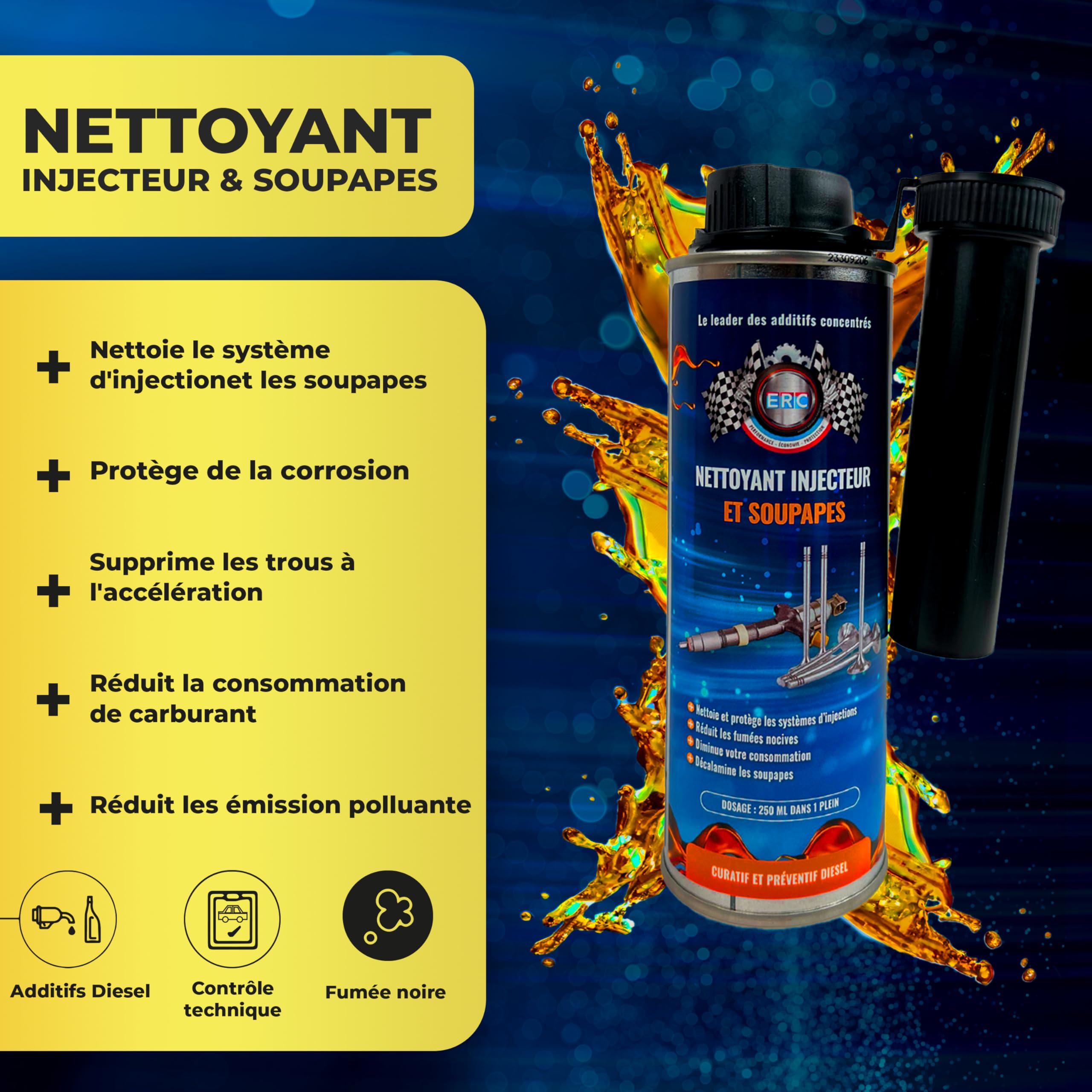 Image secondaire de ERC – Nettoyant injecteur et soupapes diesel
