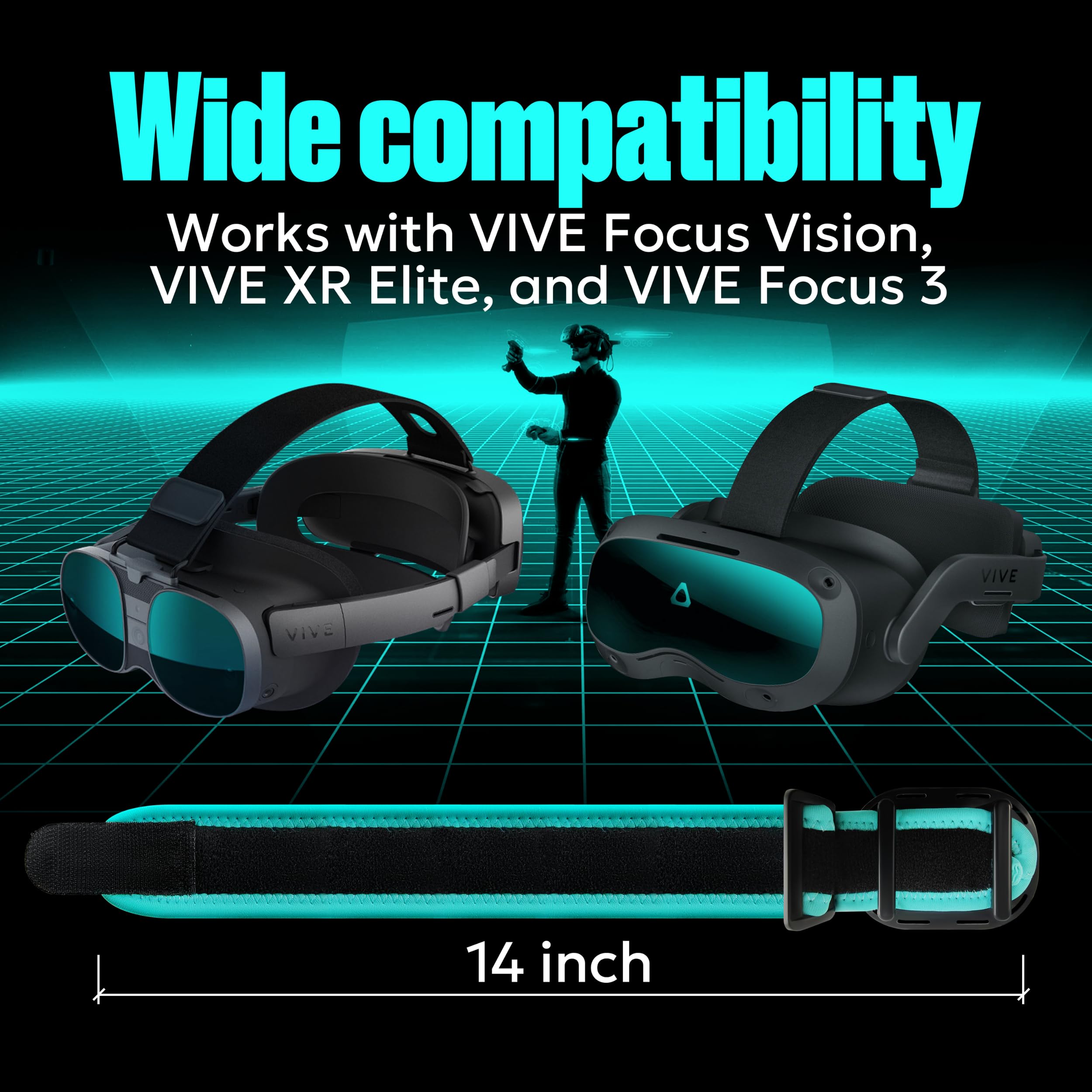 Amazon.com: Skywin Adjust VR Tracker Straps for HTC Vive Ultimate
