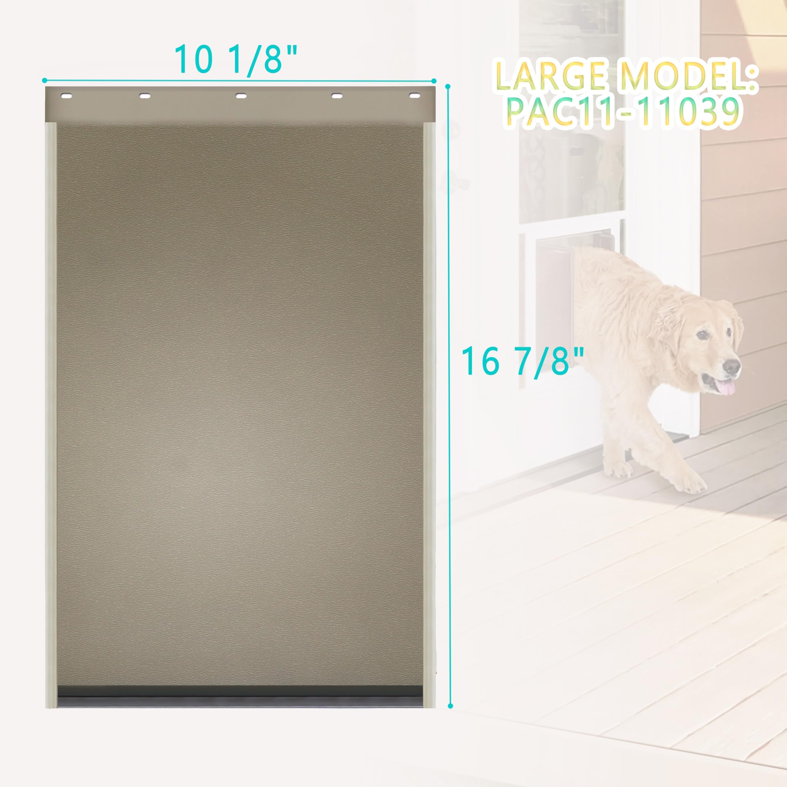 PAC11-11039 Ersatzklappe für Haustiertür, kompatibel mit PetSafe, große