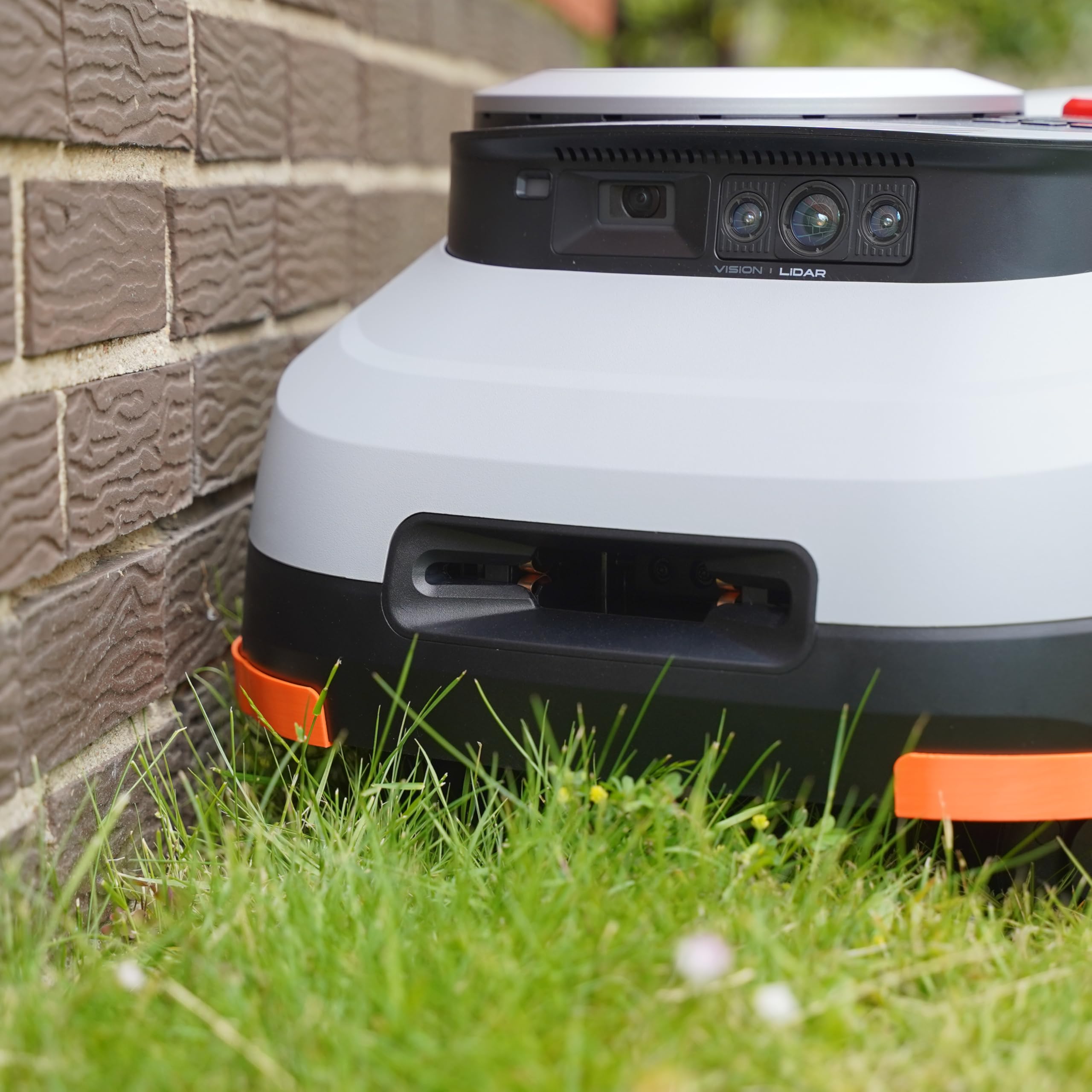 Kantenschutz passend für Segway Navimow i2 LiDAR (i208, i215 und i220) Bumper, Protector für Mähroboter, NEU DE (Orange, für i2 LiDAR)