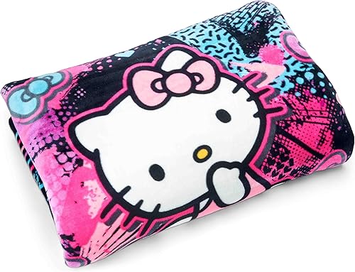 Miniatura 6 de Northwest Hello Kitty Cloud - Bolsa de dormir Sherpa de 27 x 62 pulgadas, Slumber Kitty
