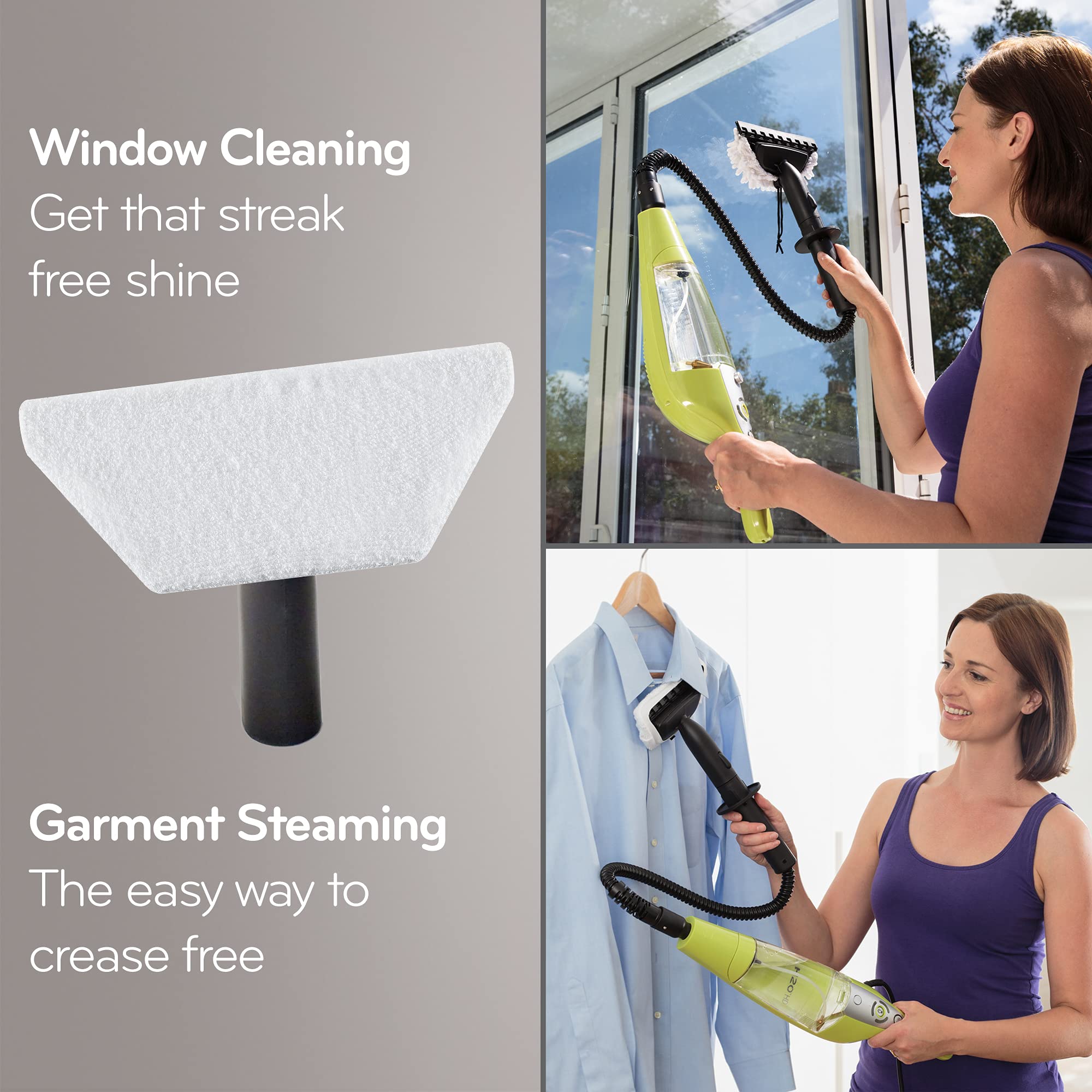 H2O HD Steam Mop and Handheld Steam Cleaner 1500w Multifunctional