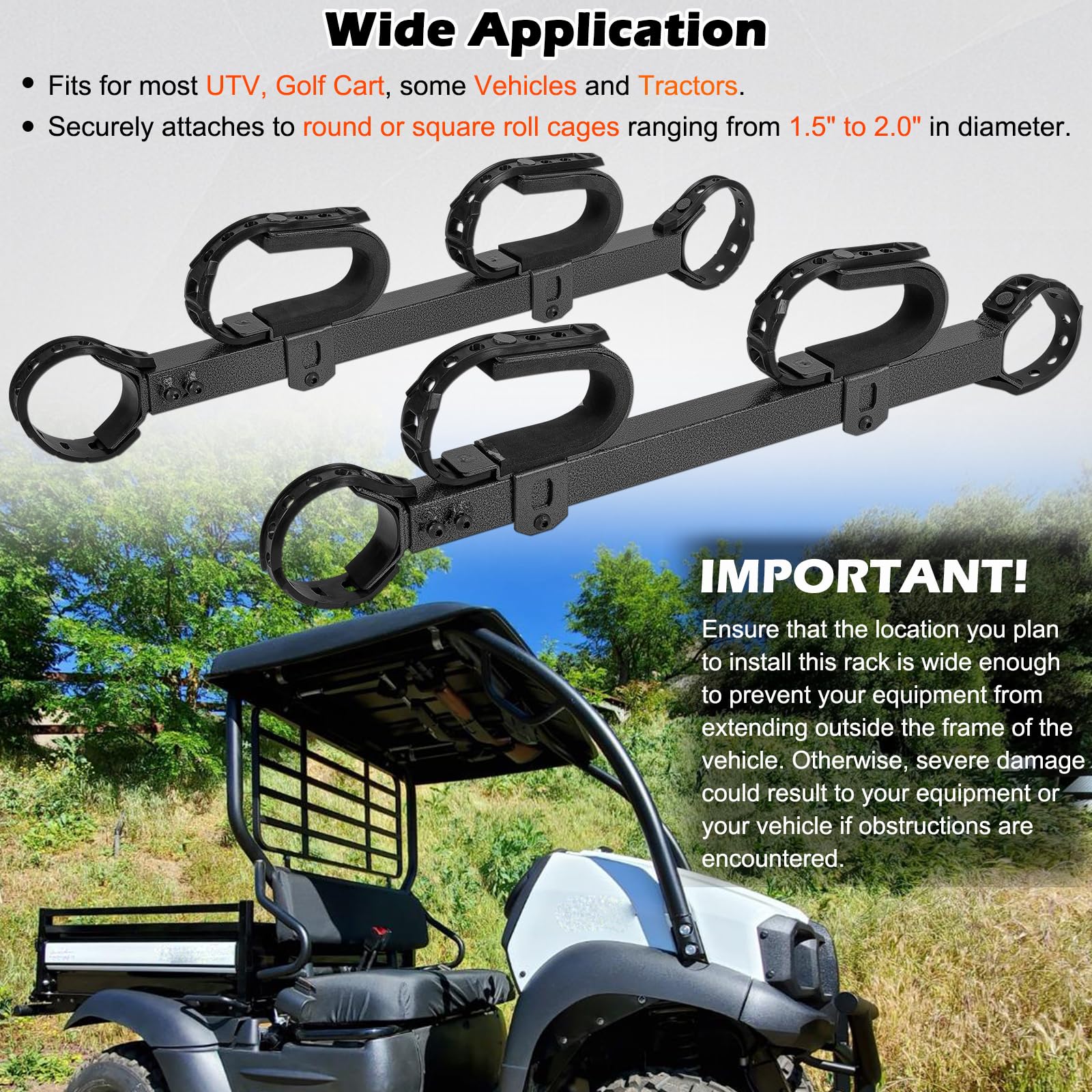 Amazon.com: 20079 Overhead in-Cab Gun & Bow Rack Carrier Fits for
