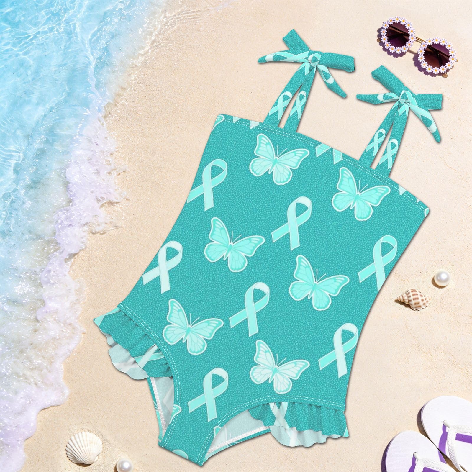 FRODOTGV Costume intero ad asciugatura rapida, costume da bagno per piscina, spiaggia, surf, per bambine