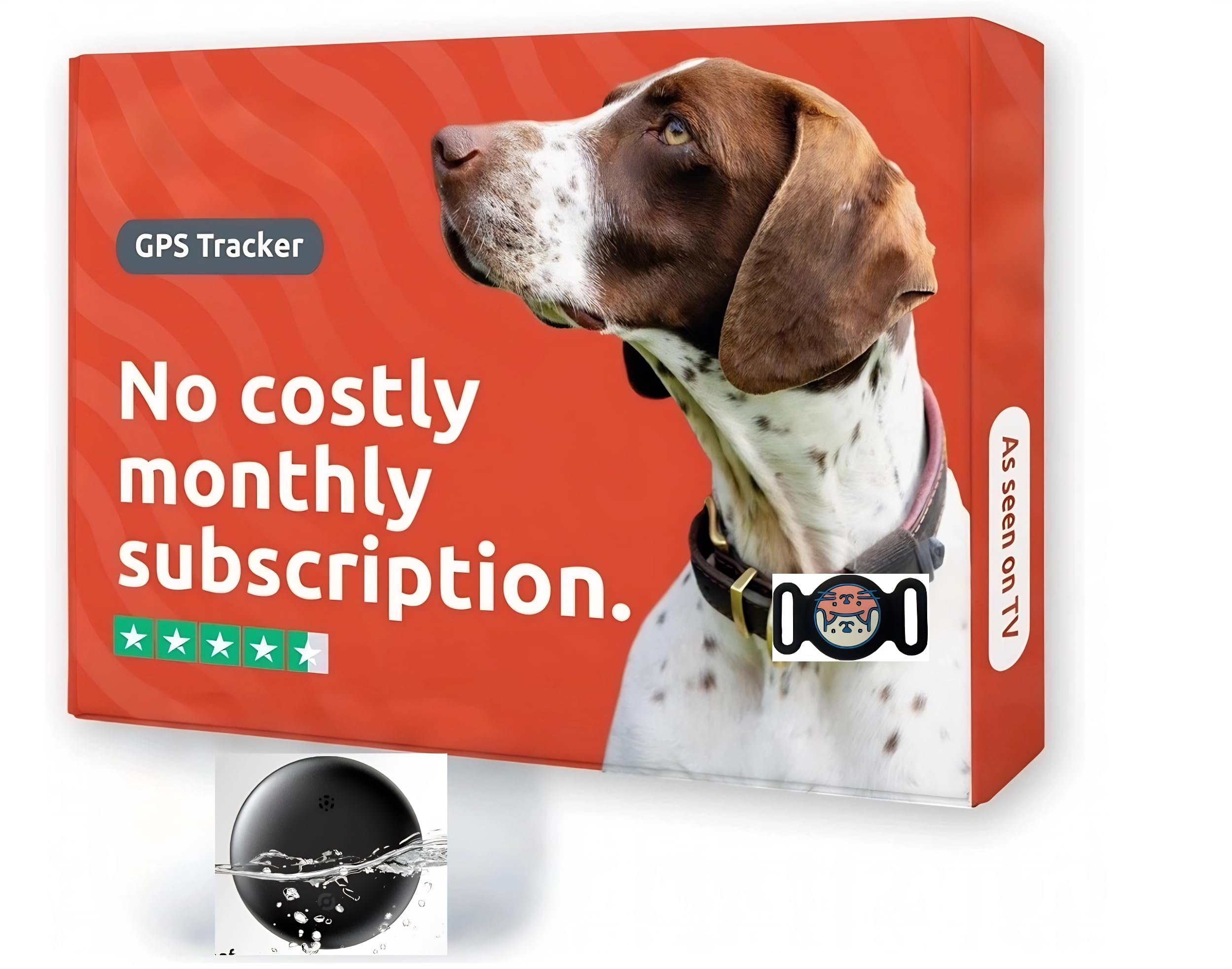 AirTag Cat Collar for Airtag Dog Collar HolderProtective Cat Airtag Dog Collar, Silicone AirTags GPS Tracking Accessories, Air Tags (1 Pack(Black))