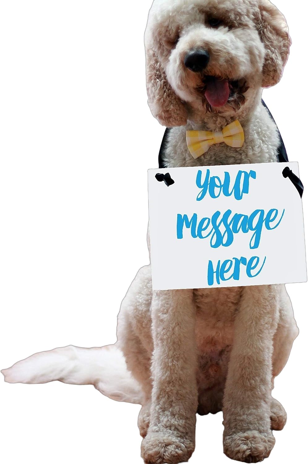 Ritzy Rose Custom Signage for Wedding, Event, Engagement, Pregnancy Signs - Personalized with Your Words - 11x8.5 in Decorative Sign Tailored with Your Preferred Paper, Ribbon and Font Color