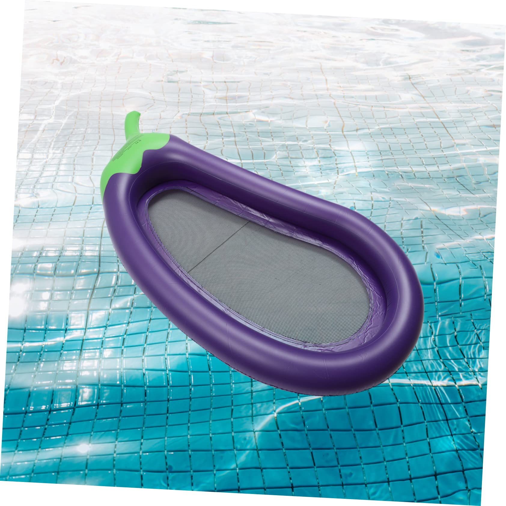 Colchoneta Flotante Inflable de PVC Púrpura para Piscina y Playa Decoracion
