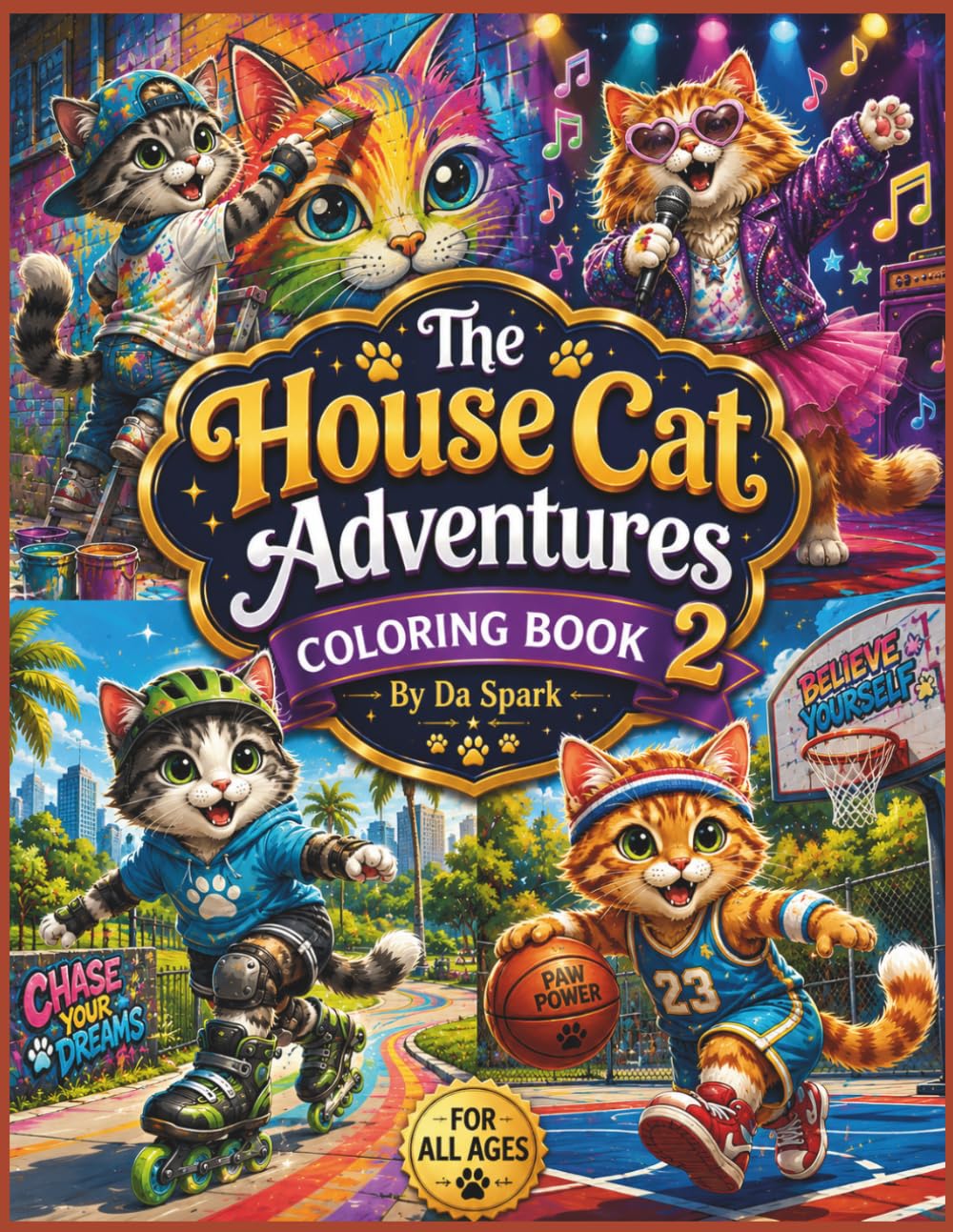 The House Cat Adventures Coloring Book 2