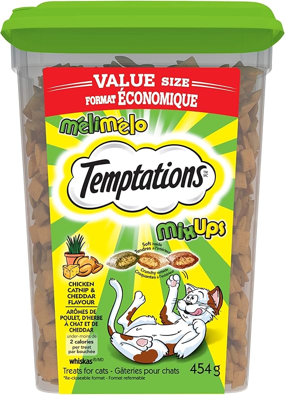 Temptations MixUps Cat Treats, Catnip (Chicken, Catnip & Cheddar