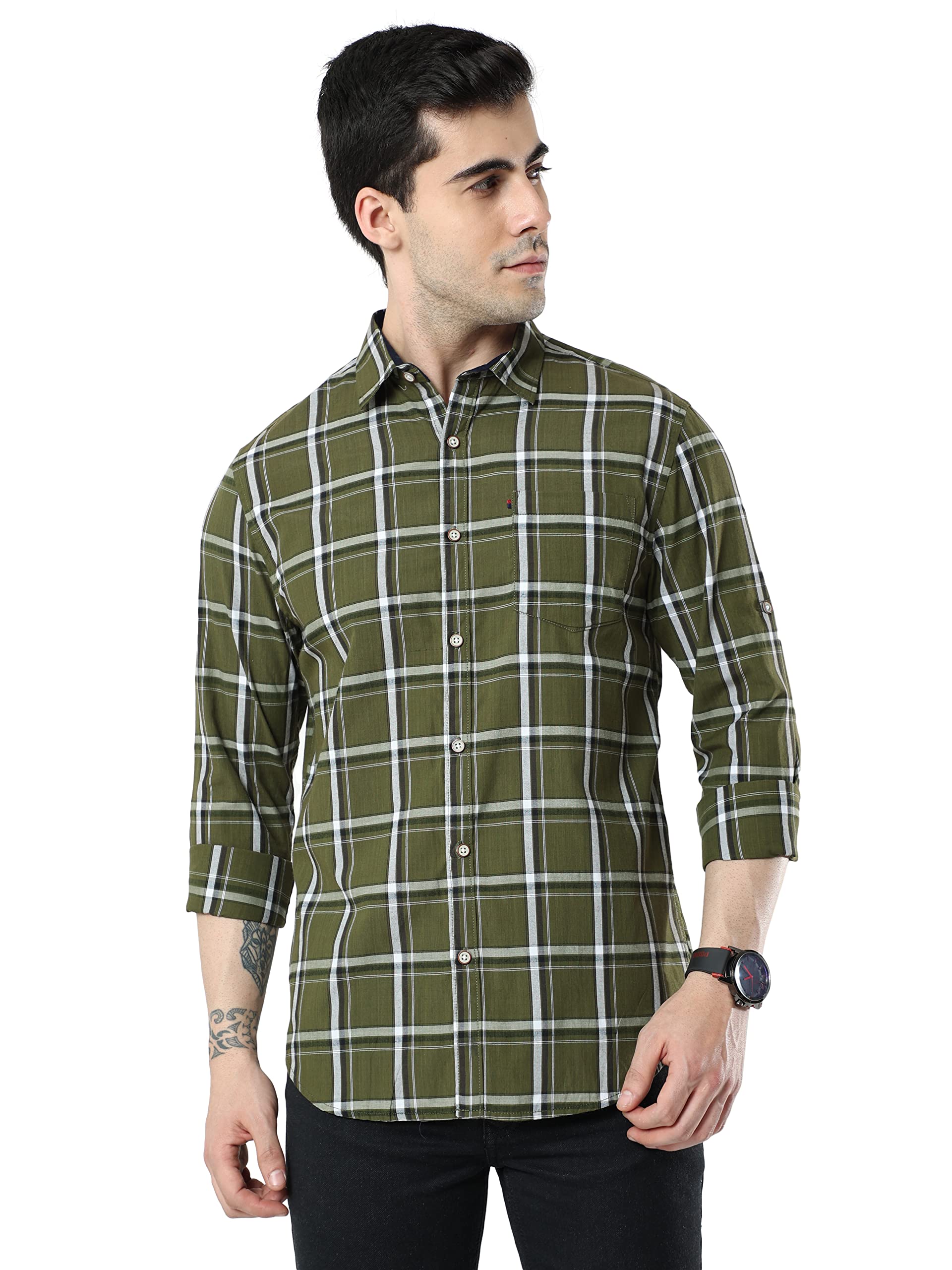 JEFF ERICCasual Shirt for Men| Shirt for Men| Men Check Shirt| Mens Shirt| Checkered Shirt