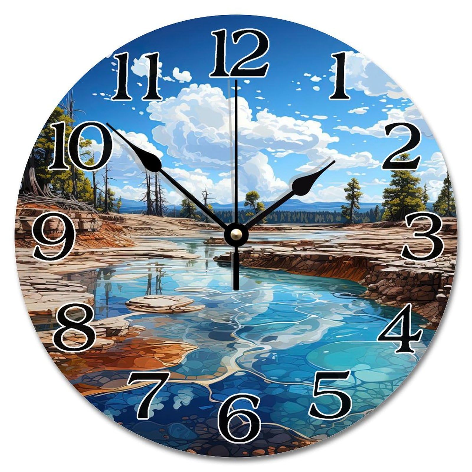 Horloge murale en bois : finis les murs vides grâce au style ferme