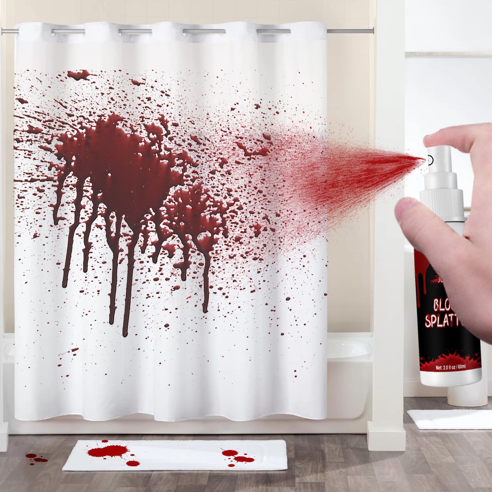 4 Juegos Kit de Maquillaje de Halloween Gel de Cera Cosmética