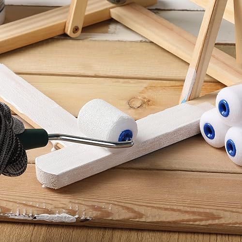 Miniatura 6 de Bates Choice Cubiertas para rodillos de pintura de espuma, 2 pulgadas, paquete de 12, mini cubiertas de rodillos de pintura de alta densidad