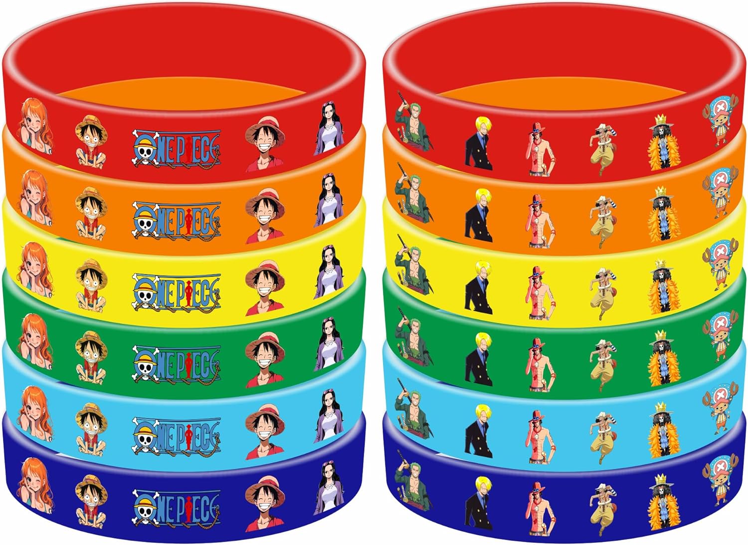 86Pcs One Piece Birthday Party Supplies, Party Gifts and Toy Set for Luffy Theme Party