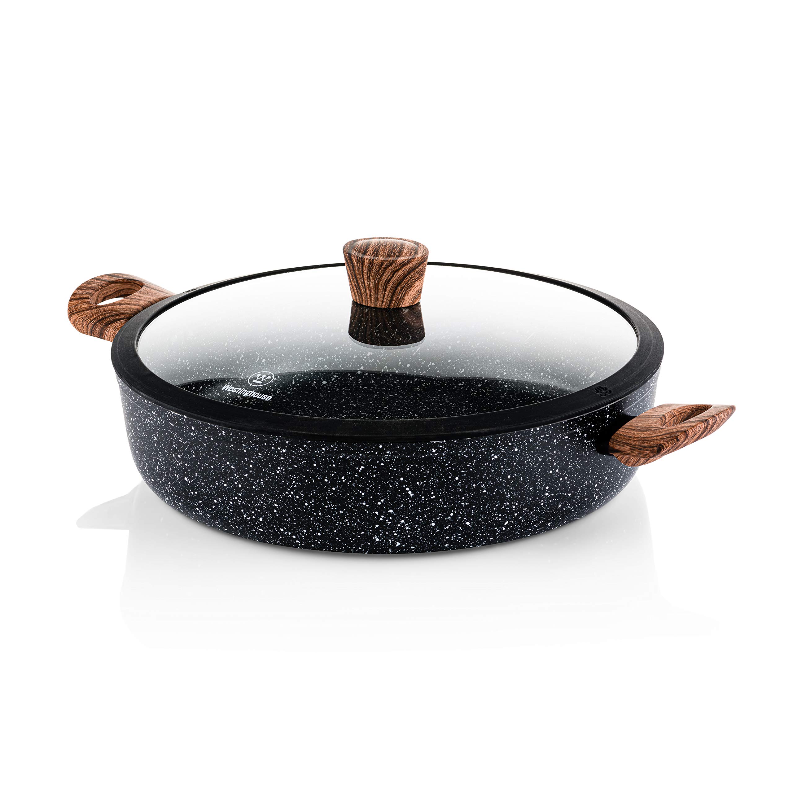 Westinghouse Sartén honda para inducción – 32 cm – olla a fuego lento con tapa – Edición especial