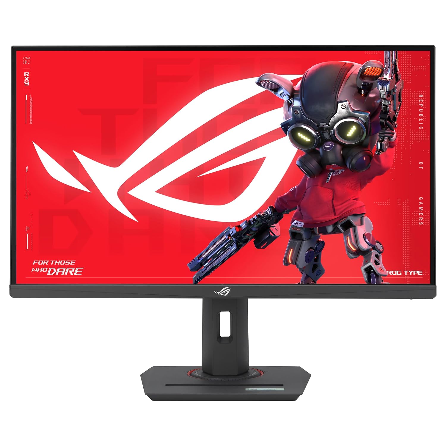 شاشة ألعاب روج ستريكس XG27UCS 27 بوصة من اسوس 4K UHD (3840x2160)، 160 هرتز، 1ms (GTG)، IPS سريع، مزامنة ضبابية حركة منخفضة للغاية، USB نوع C، متوافقة مع جي سينك، مركز عرض ويدجيت، فيشة ثلاثية، رمادي