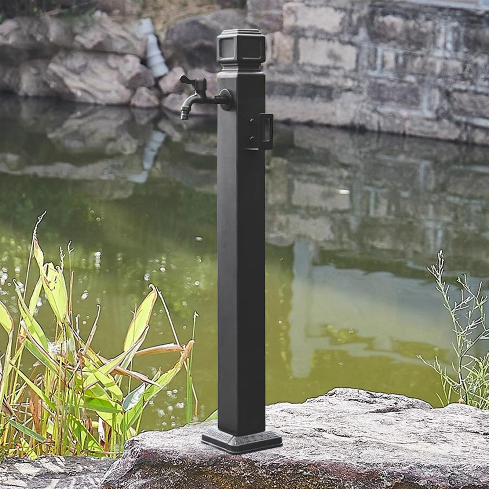 Water Butt tap, Garden Water Column, Antifreeze Faucet Dispenser Hydrant(Height: 95cm/37.4in)