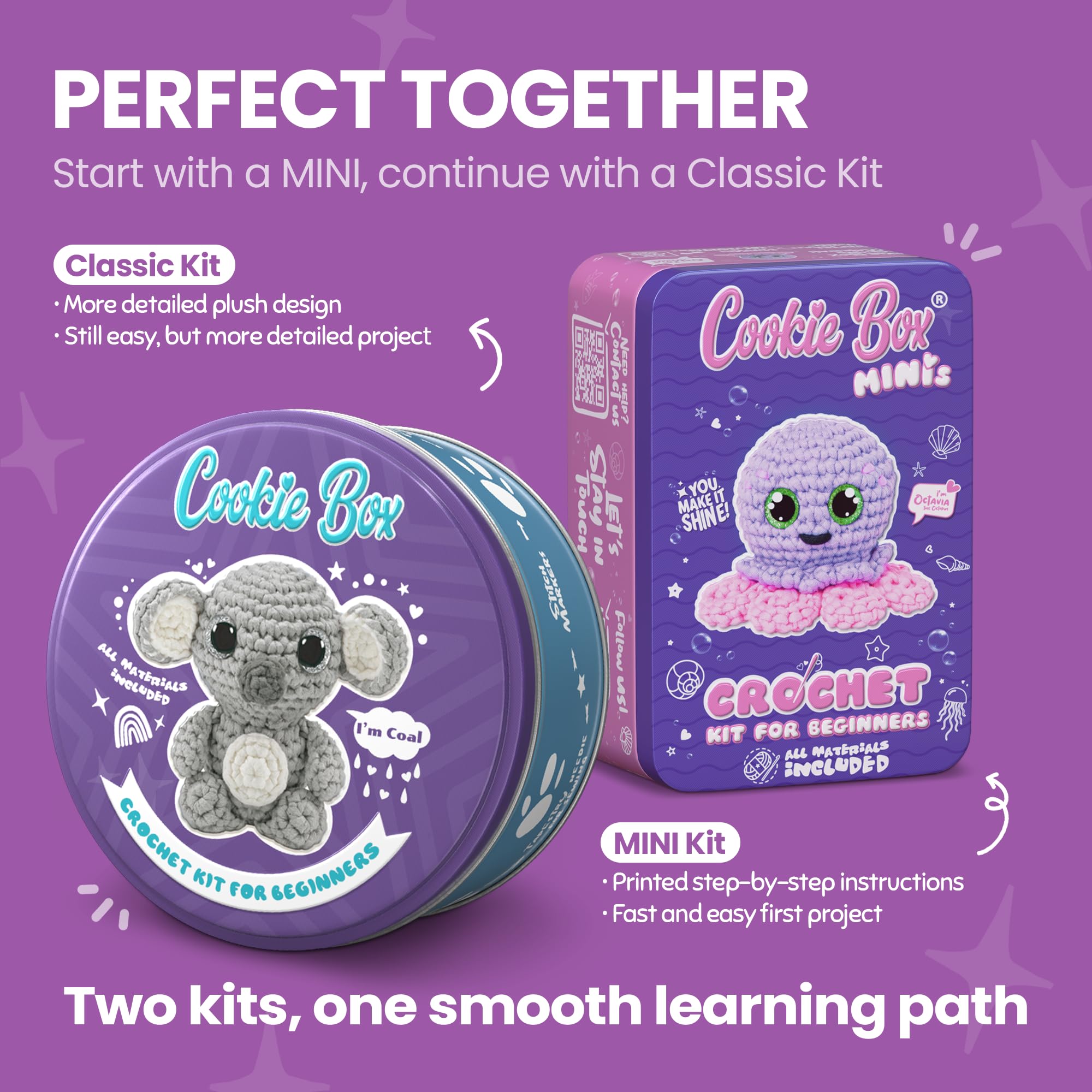 Amazon.com: Cookie Box Original Crochet Kit for Beginners – Gift