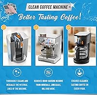Vista 3 de ACTIVE Descalcificador para Máquina de Café - Solución de Descalcificación de 32oz (8 Usos) Compatible con Keurig, Nespresso, Breville, Delonghi