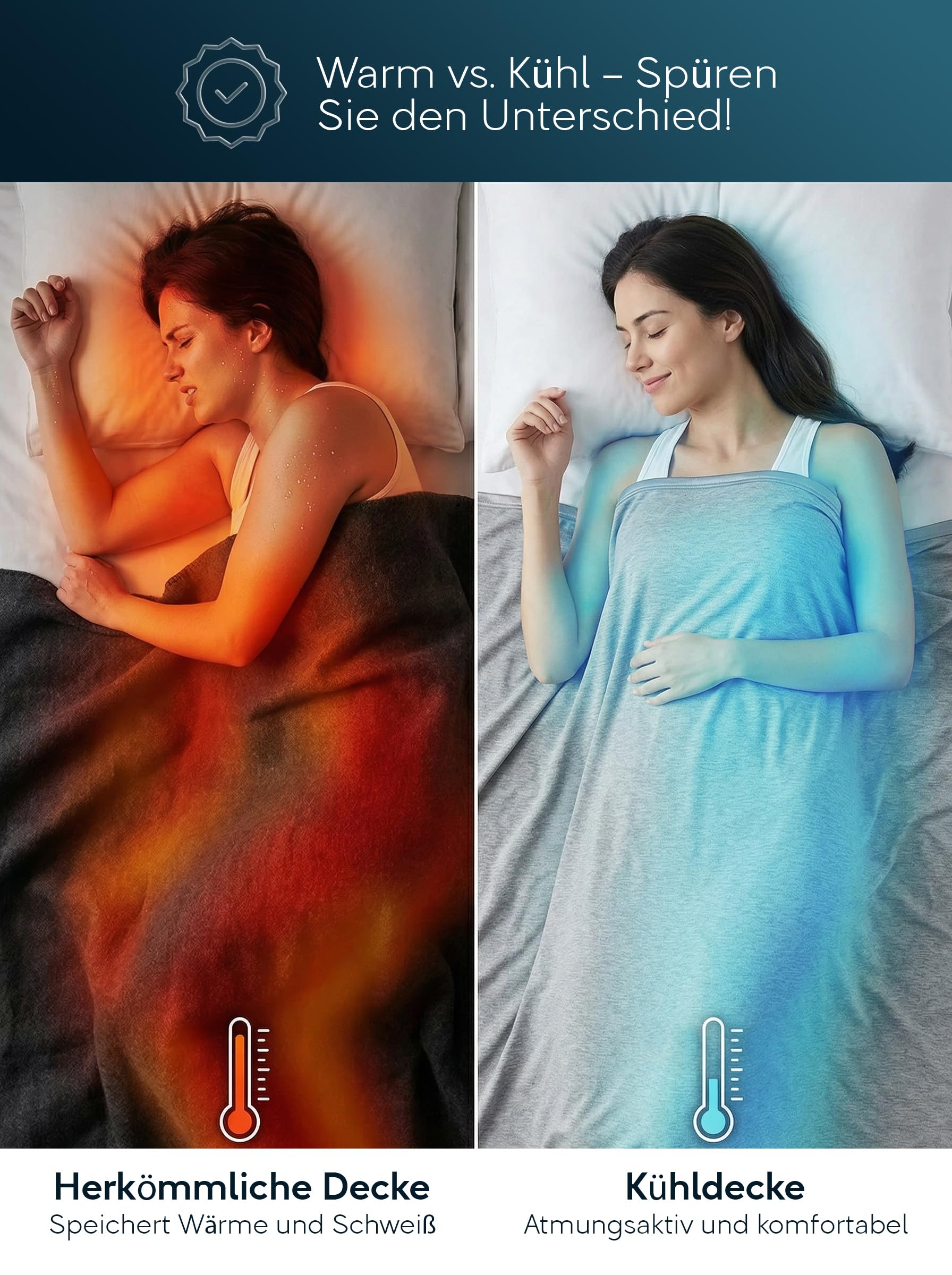 Utopia Bedding Kühldecke 150x200 cm – Leichte Sommerdecke