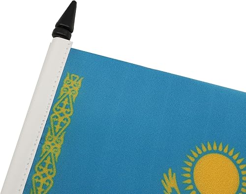 Miniatura 154 de Bandera de la bandera del Líbano de AZ, 3.9 x 5.9 in, bandera de escritorio libanesa, 5.9 x 3.9 in, barra y base de plástico negro