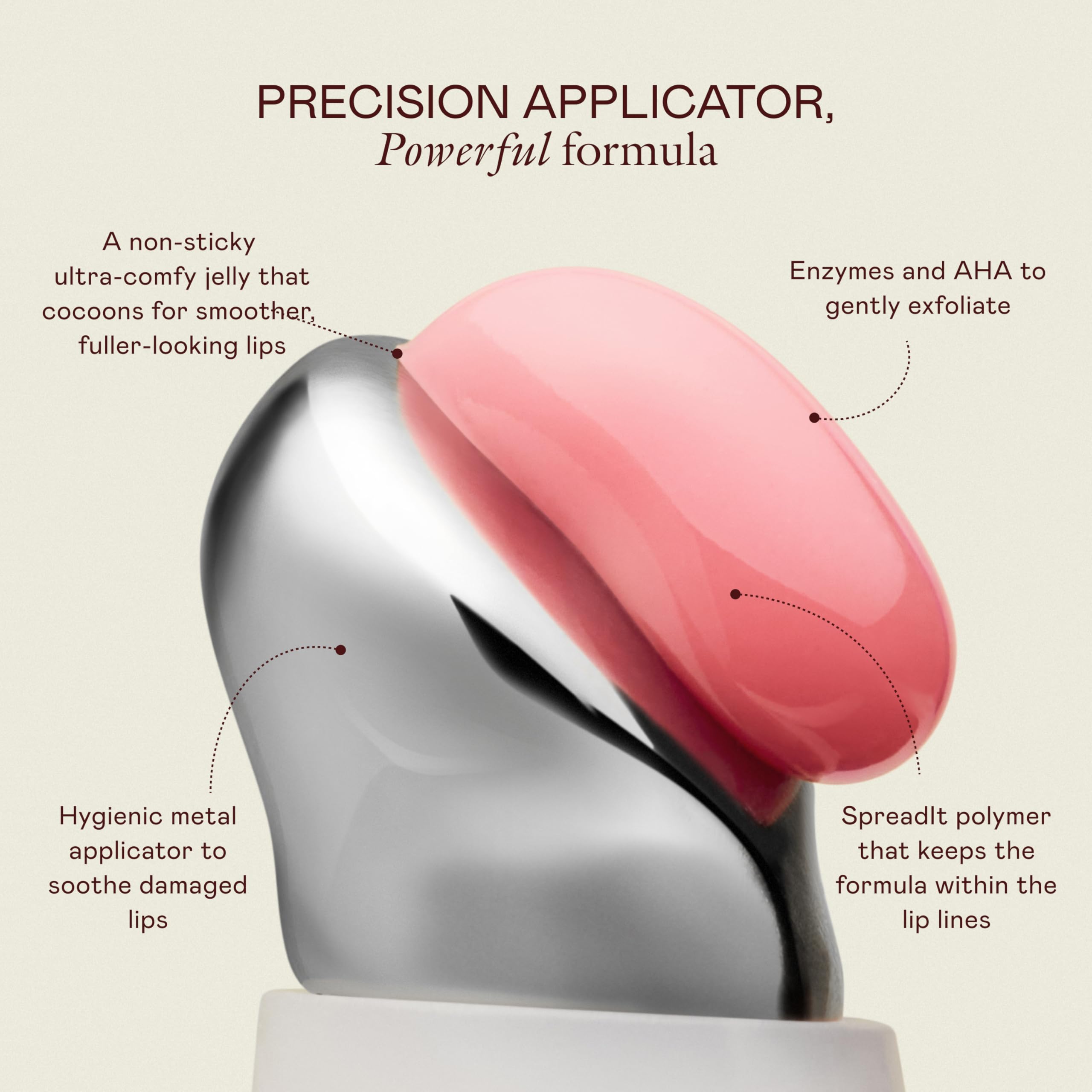 EADEM Le Chouchou Lip Softening Balm, Lip Gloss for Women, Plumper & Mask for Lips, Overnight Hydrating & Moisturizing Luxury Lip Balm, 0.5 oz, Sakura Shaved Ice - 4