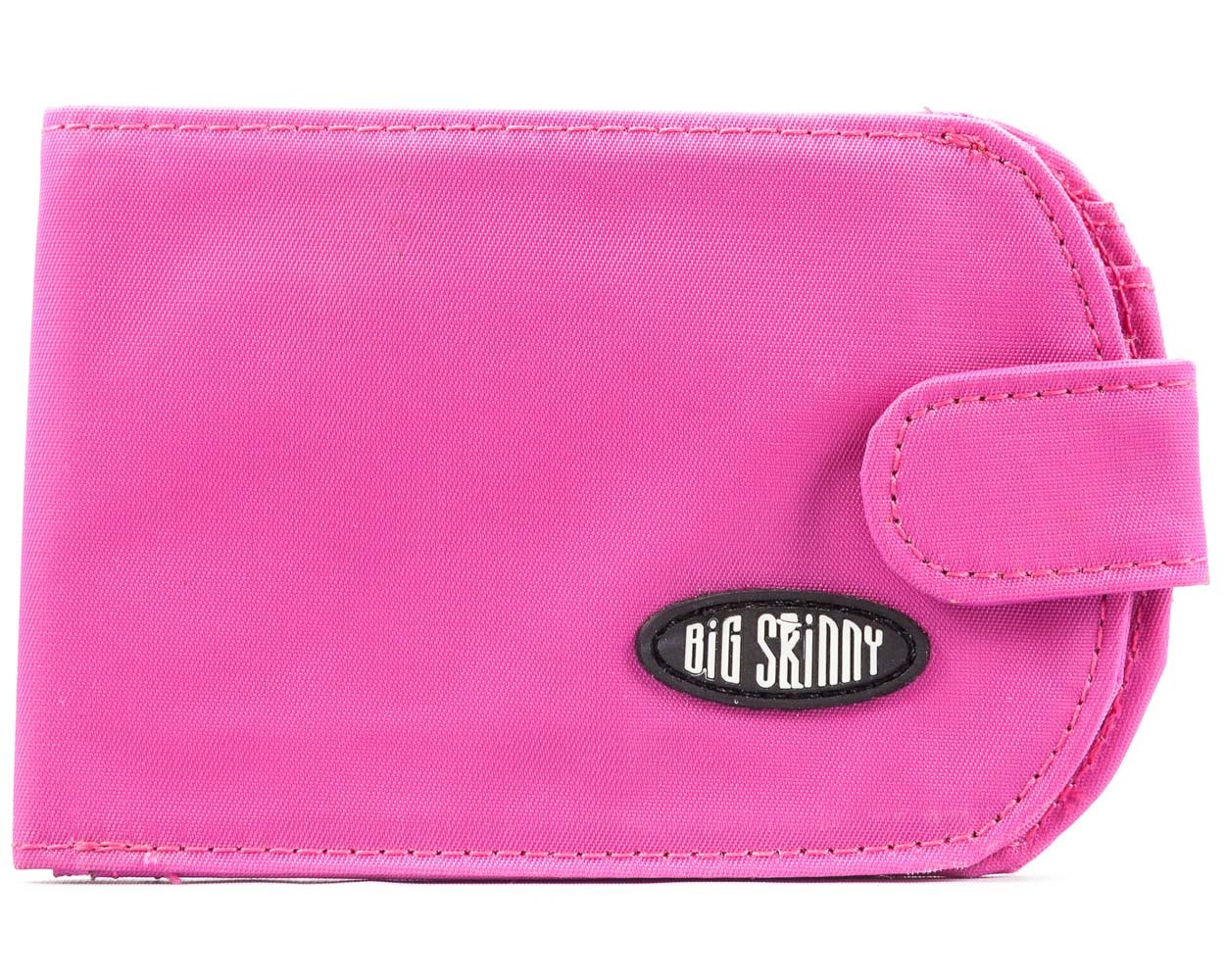 Big SkinnyWomen ' s Taxicat Bi-Fold Slim Wallet, Holds Up to 25 Cards, Fuchsia