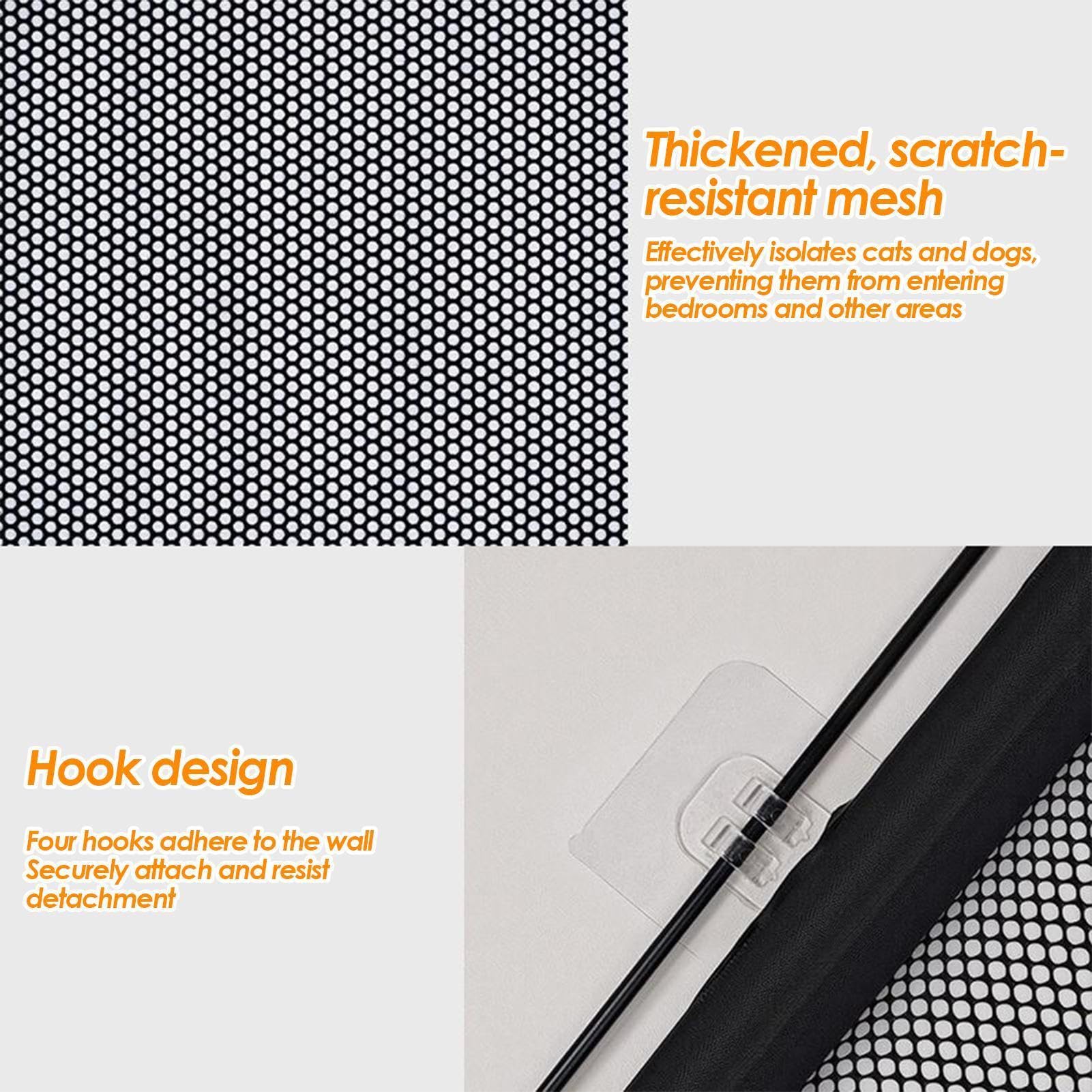 Barriera Per Gatti Per Porta Barriera Di Sicurezza A Rete Retrattile Per