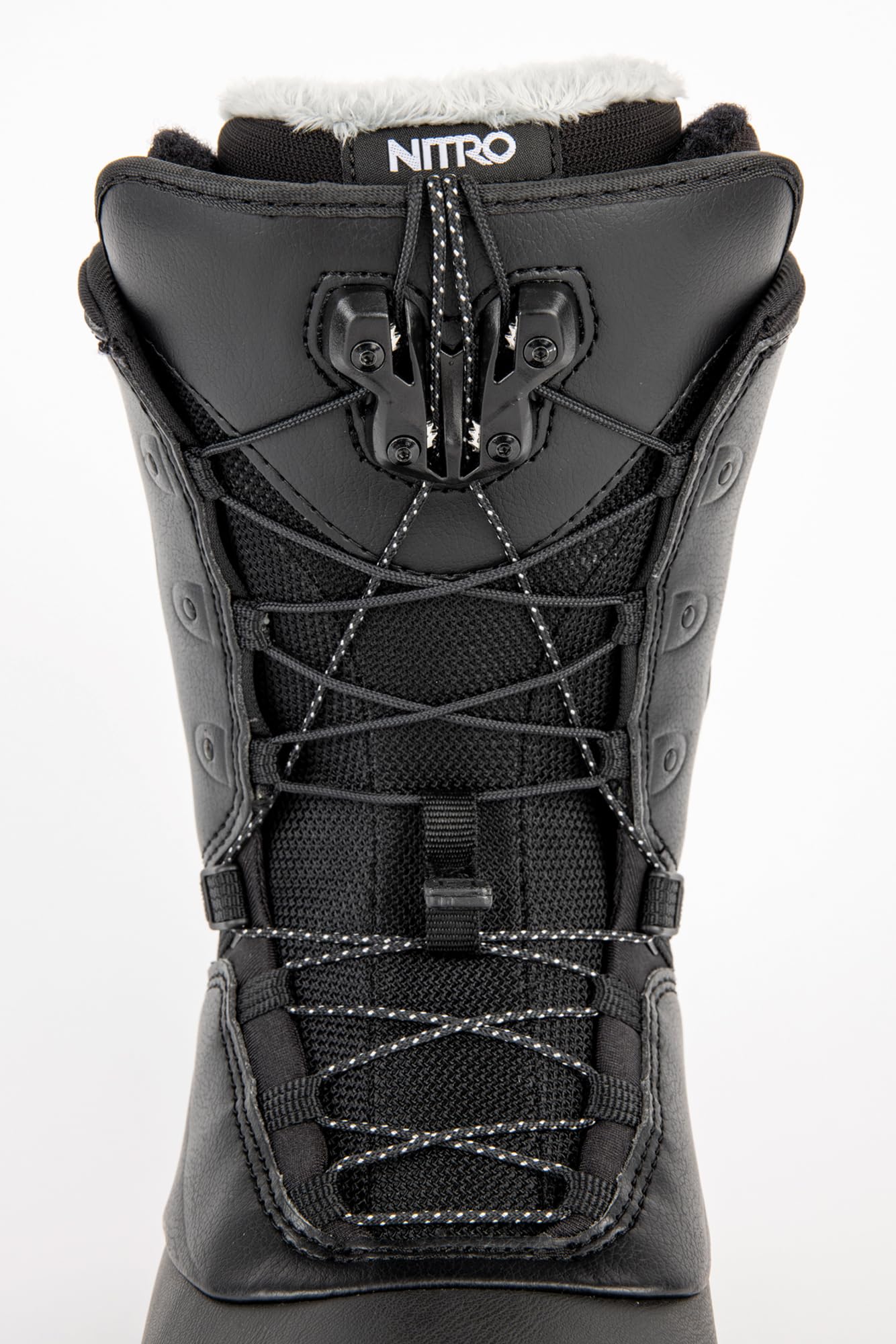 Nitro Crown TLS Womens Snowboard Boots, Black, 9.5 (27.0)