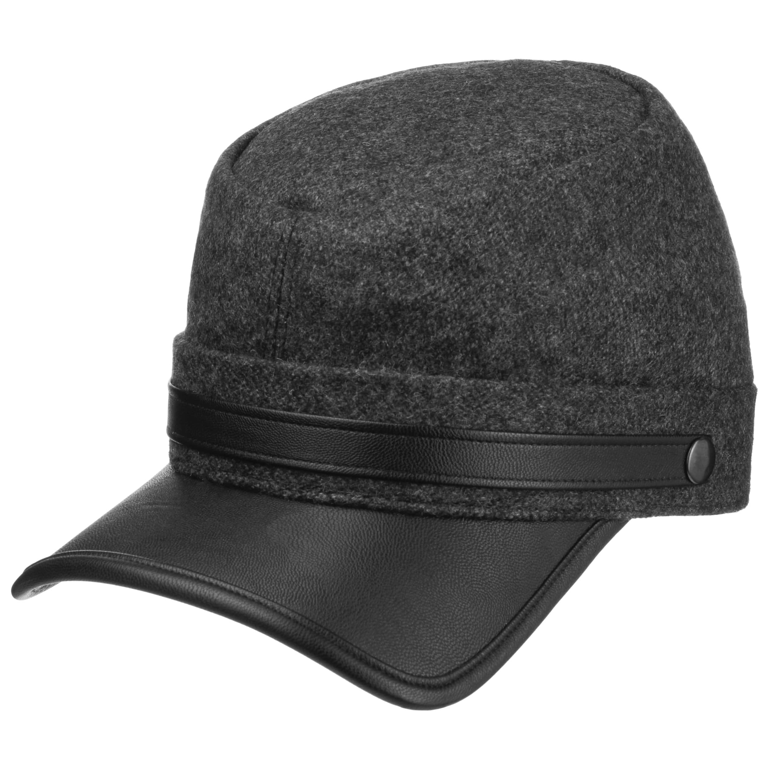 Lipodo Kepi Schildmütze Elegantes Armycap Wollmix Damen Herren Made in Italy Herbst Winter