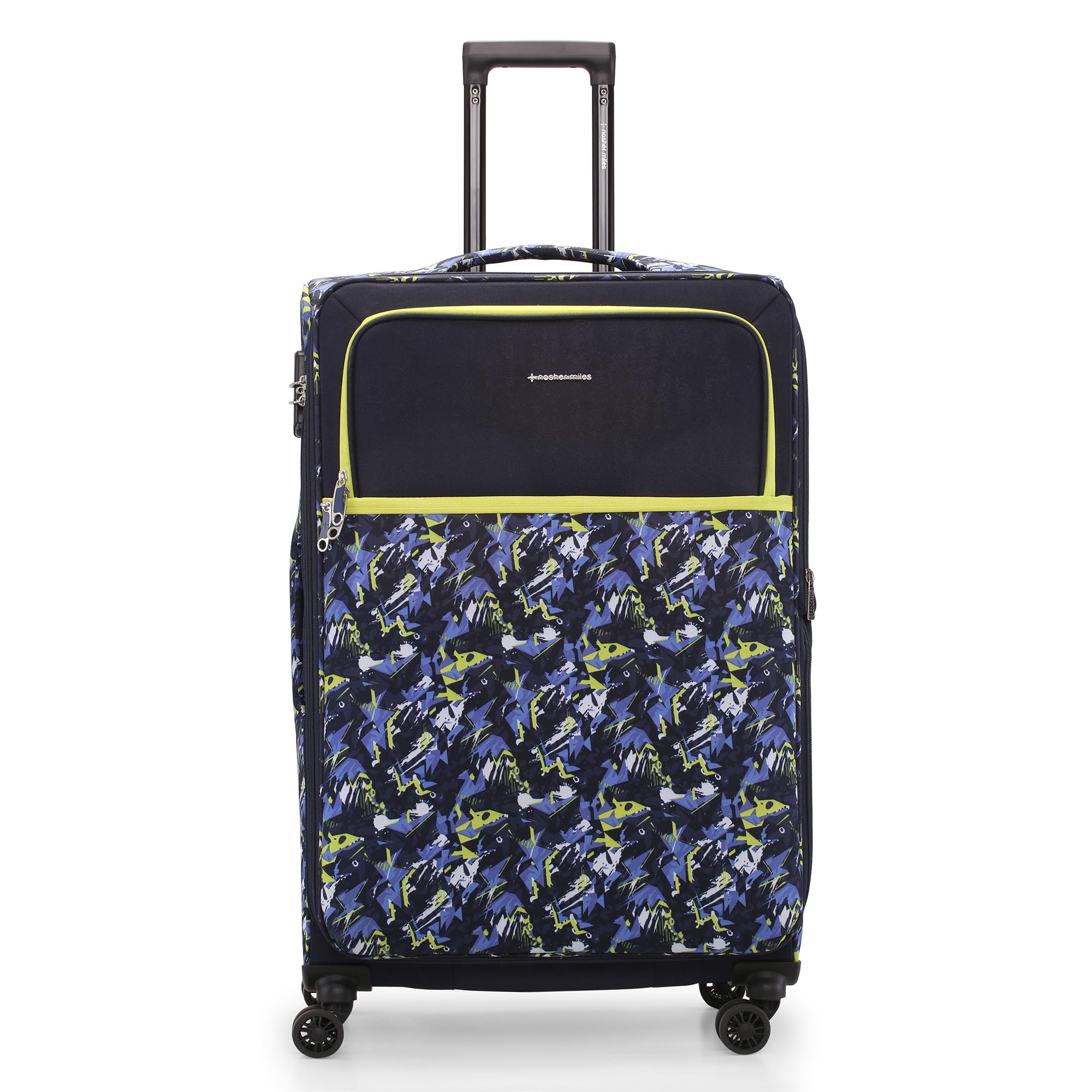 Bristol Expander Soft-Sided Polyester Check-in Luggage Blue Green 28 inch |75 Trolley Bag