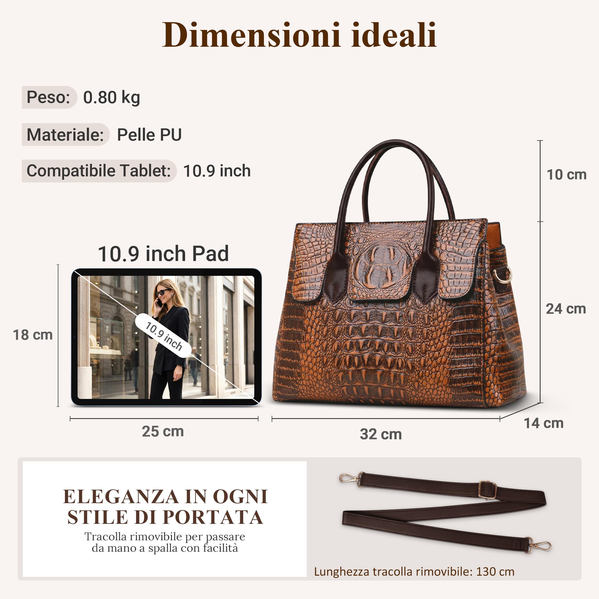 DIRRONA Moda Borsa Da Donna Casuale Borsa Tracolla Viaggio Messaggero Borsa Donna Borsa Shopper Lavoro Multifunzione Donna Borse Mano Giallo