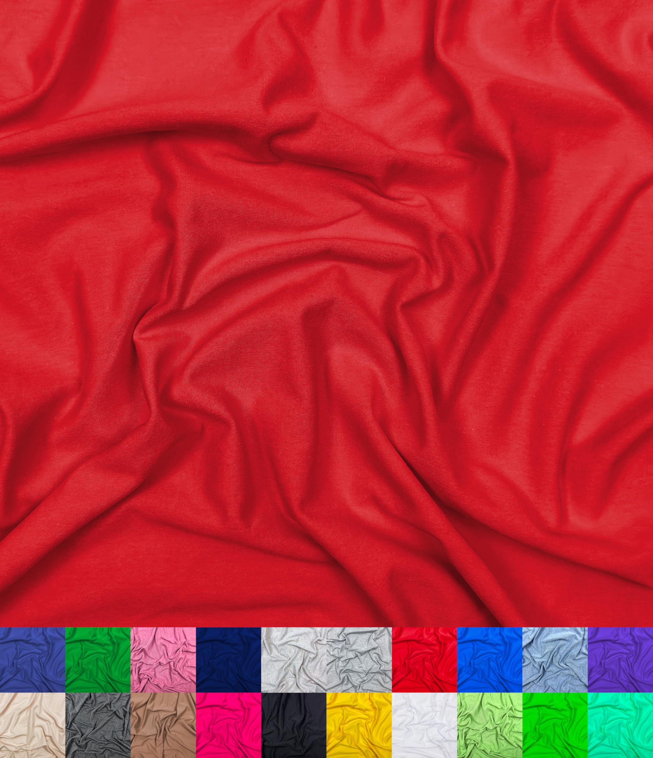 Barcelonetta | Cotton Spandex Fabric | by the Yard | Stretchy, Breathable, Lightweight Cotton Fabric | 60" Wide Roll | Sewing | 95% Cotton, 5% Spandex