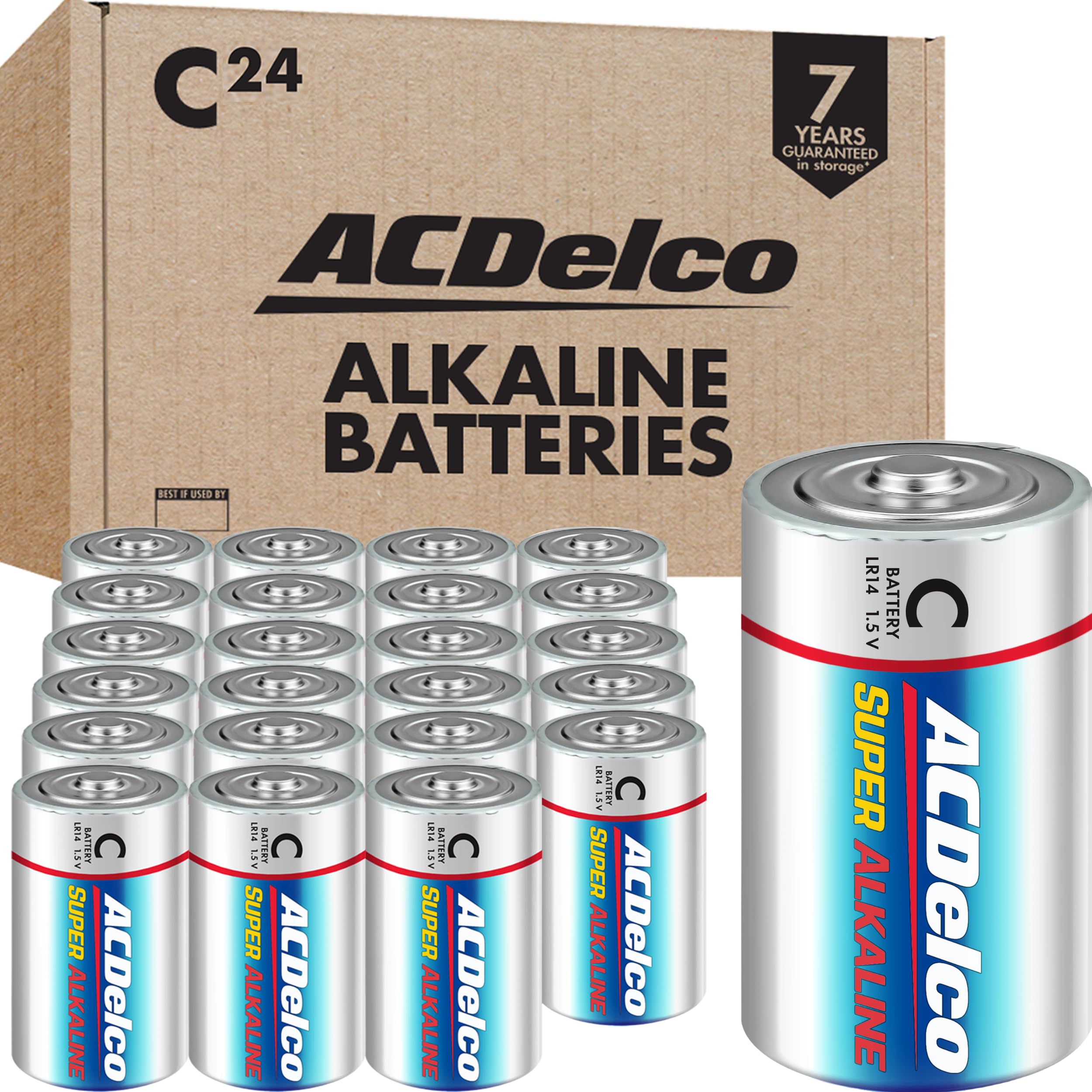 Amazon.com: ACDelco 24-Count C Batteries, Maximum Power Super