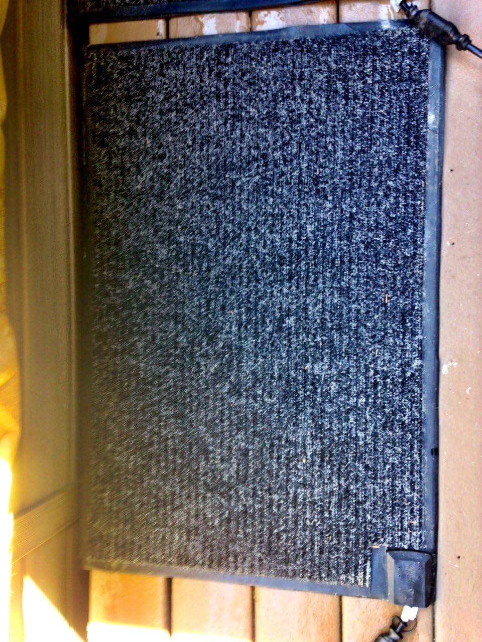 HeatTrak HCM24-3 Carpeted Snow-Melting Door Mat, 24 Inch by 36 Inch, 120 Volt