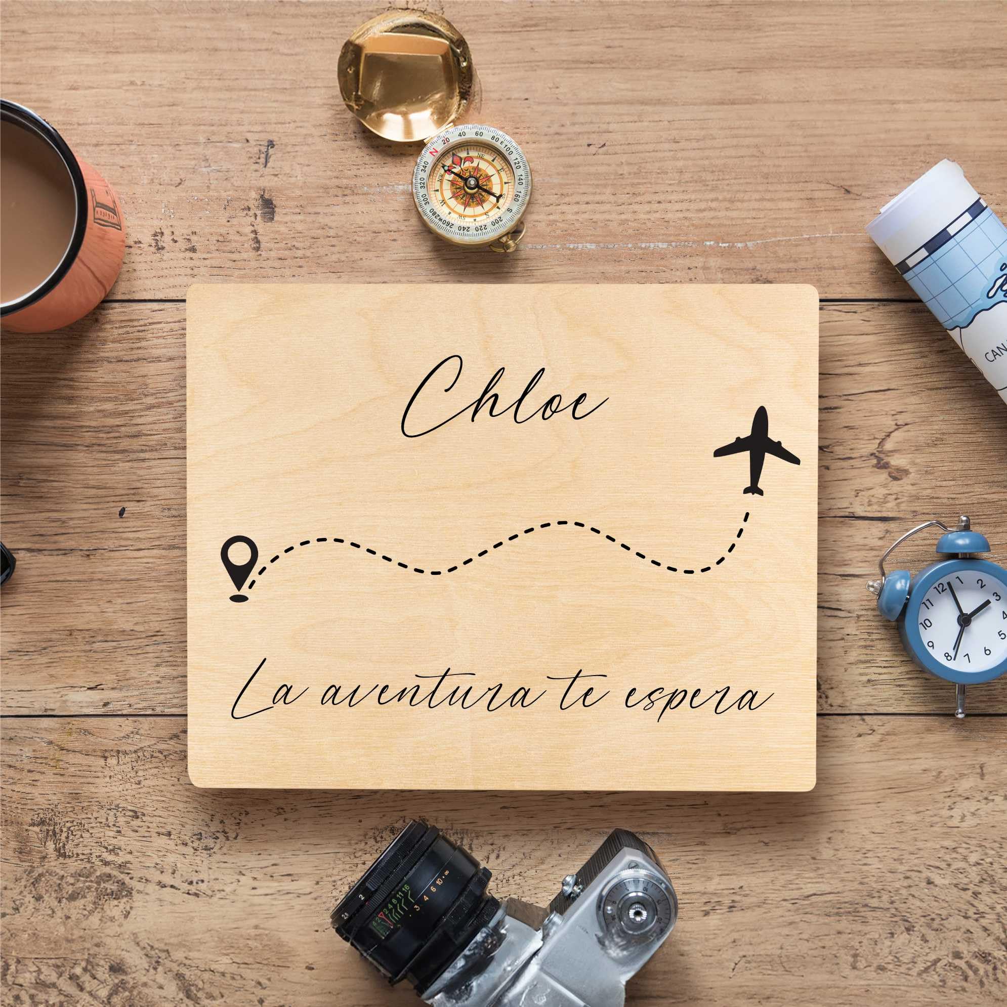 Creative DECO Caja Personalizada para Recuerdos de Viaje para Regalo