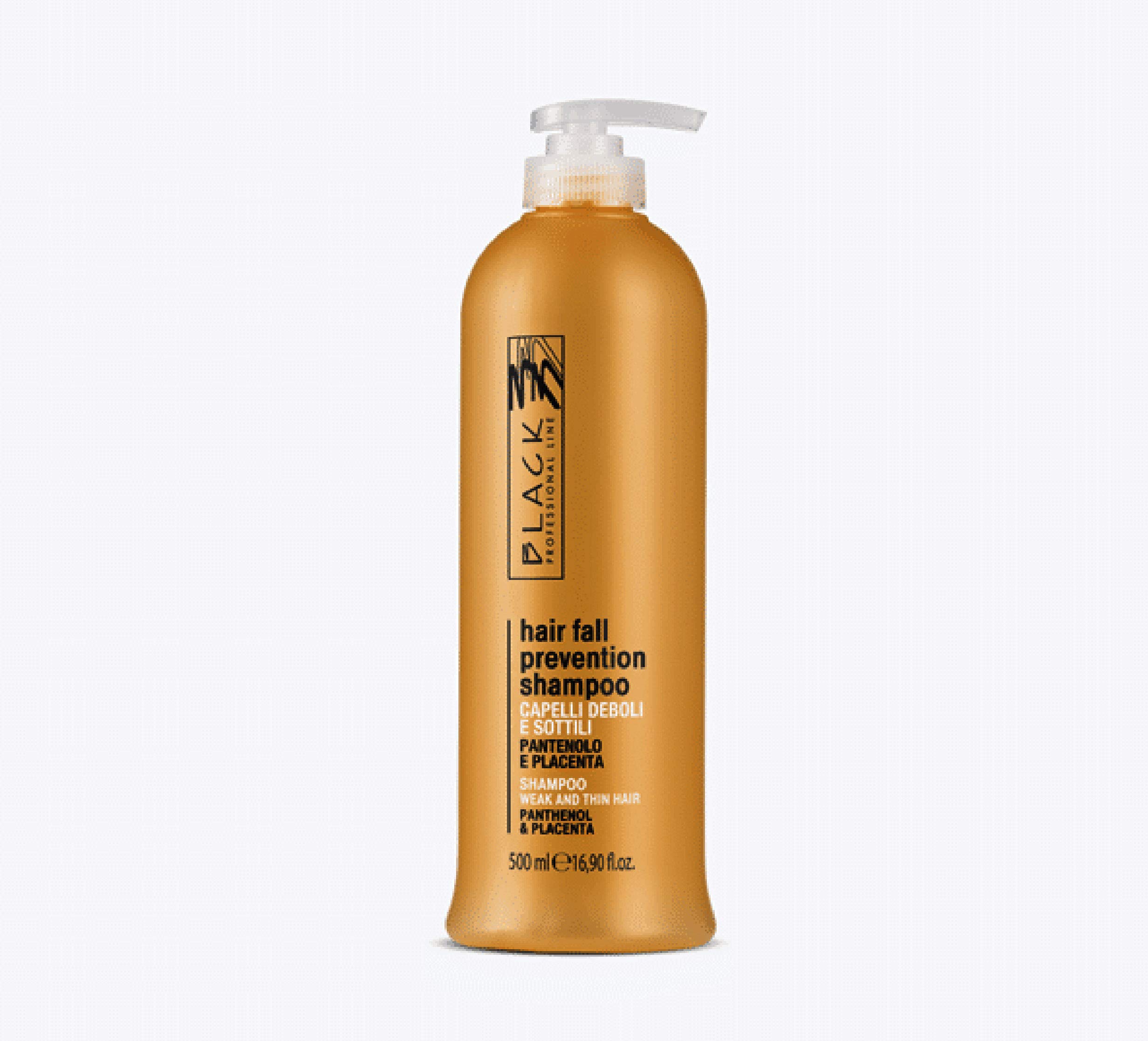Black Hair Loss Prevention Shampoo, 500 ml