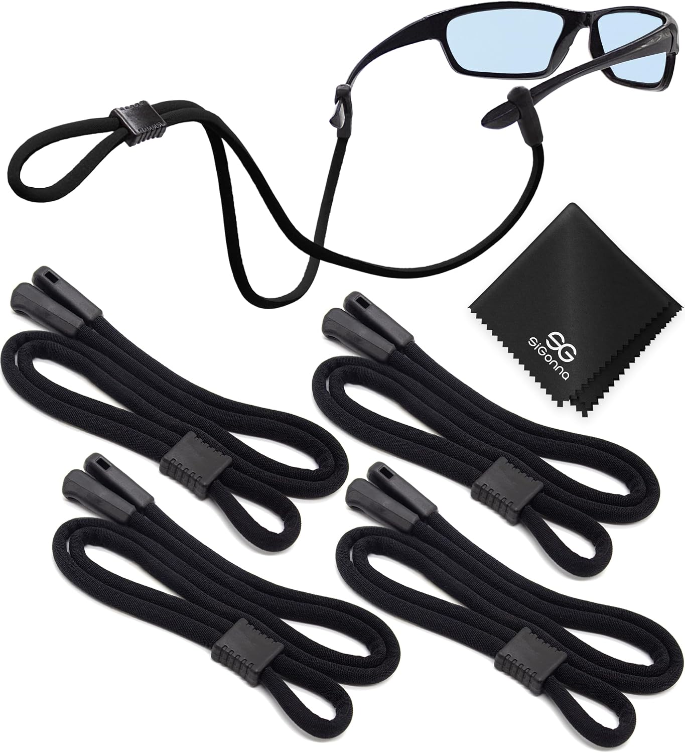 SIGONNA Eyeglasses String Holder Strap - Eyeglass Chains Women Man - 4 Cords