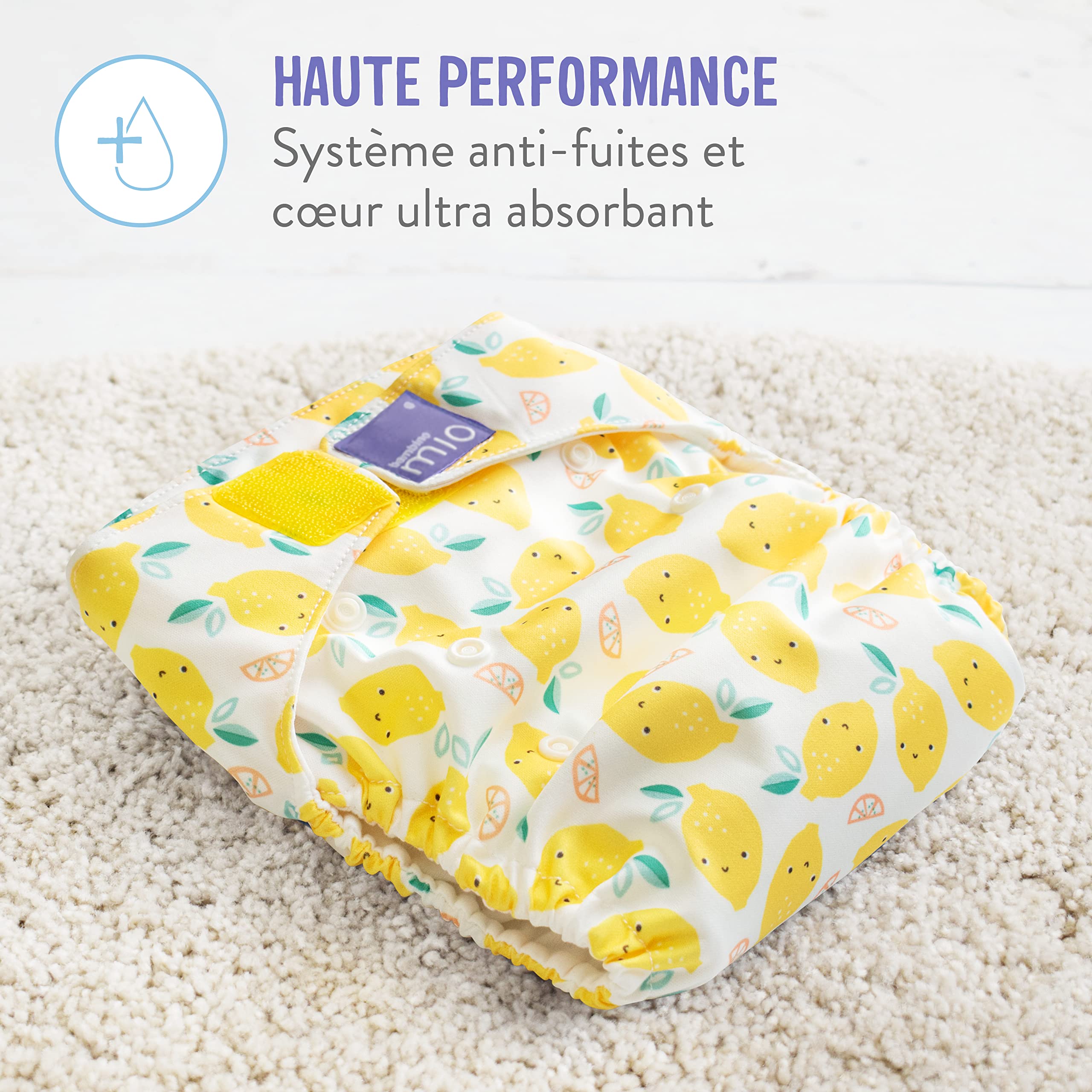 Bambino Mio, Miosolo Classique Couche Tout-En-Un, Couche Saine et Écologique, Paresseux, 1 Unité (Lot de 1) - 3