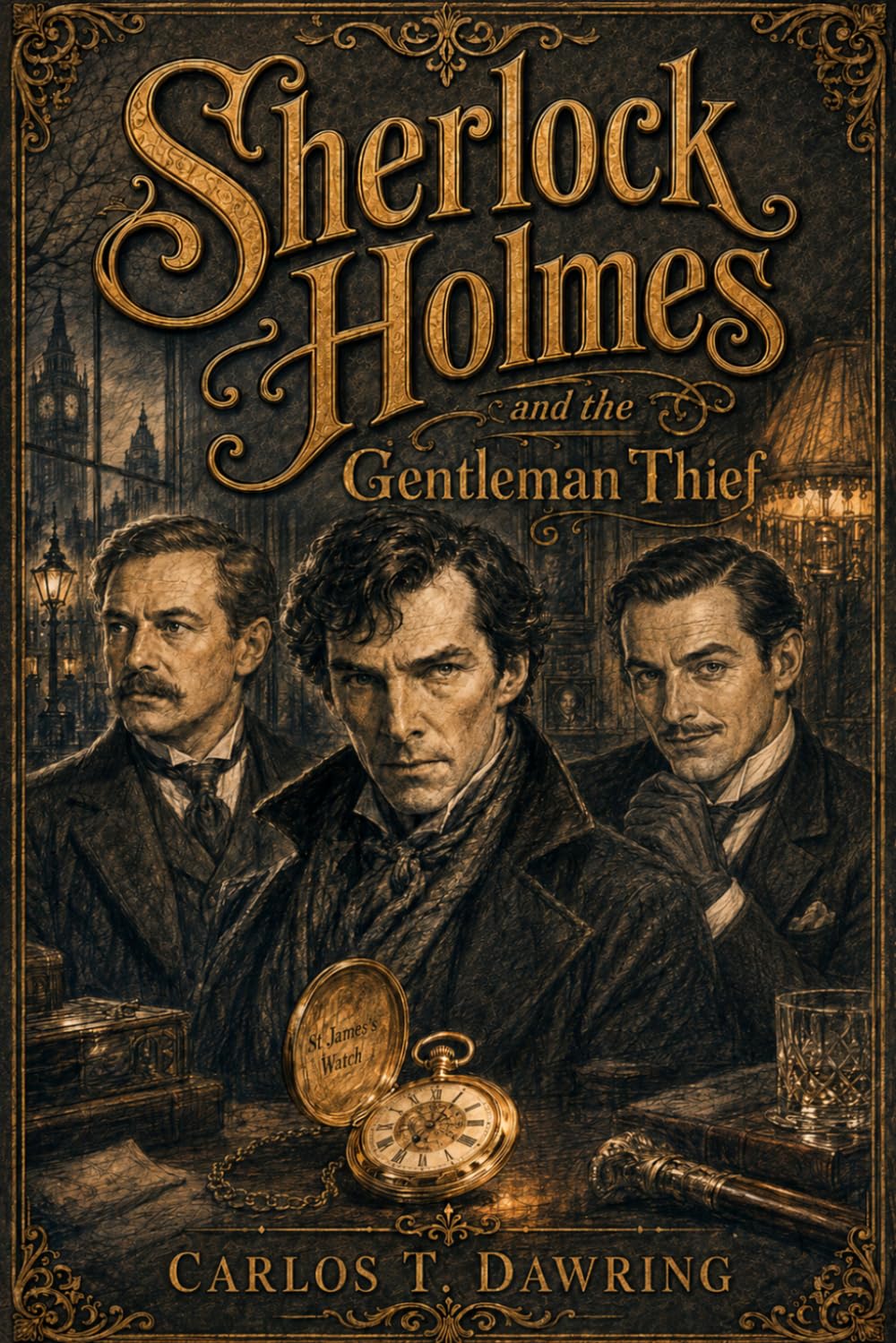 Sherlock Holmes and the Gentleman Thief: A Victorian Mystery of Honour, Blackmail and a Stolen Heirloom (The Carlos T Dawring Victorian Murder Mysteries)